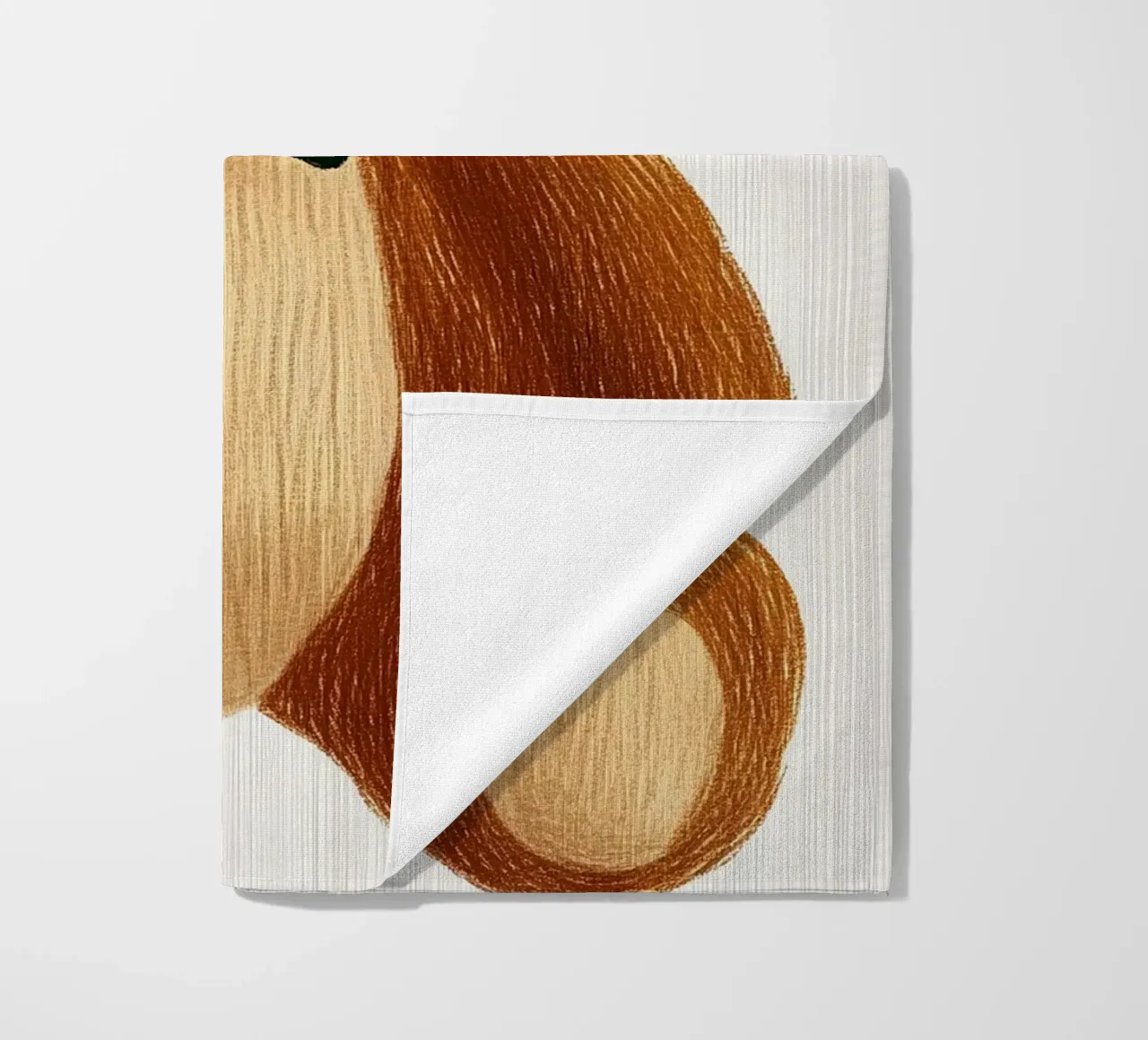 orsacchiotto telo mare da Curious Canvas