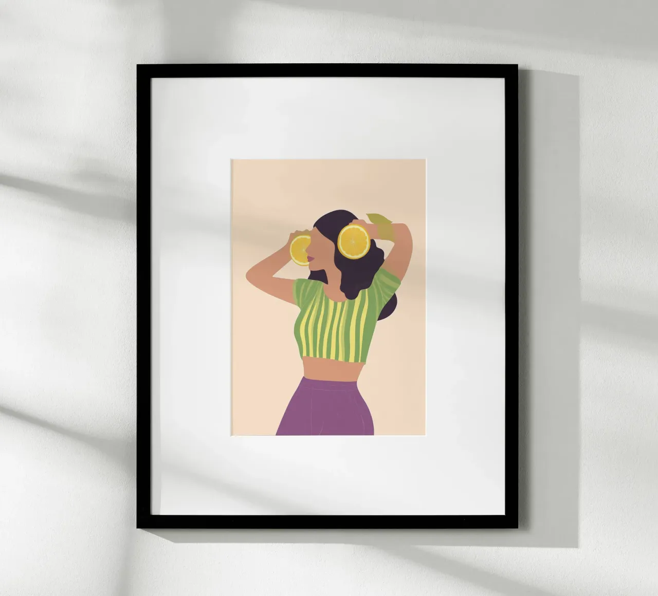 Lemon Vibes Moderne Ästhetik Kunstdruck Hahnemühle von dawnthesea