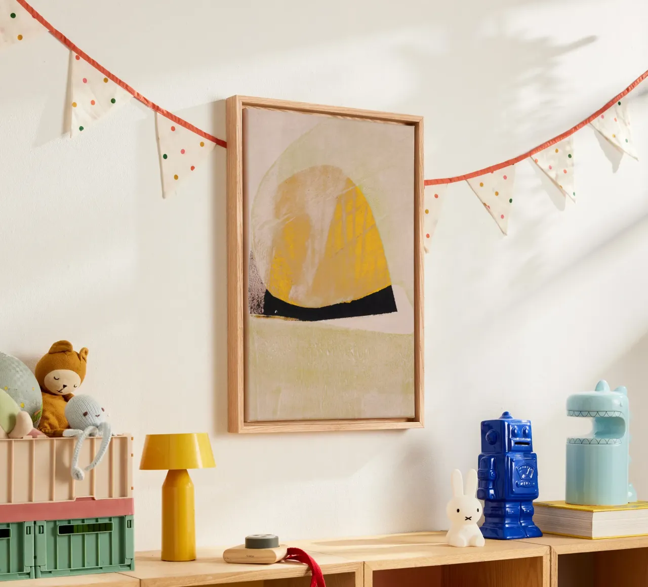 Das erste Licht #2 Leinwand mit Schattenfugenrahmen von Alisa Galitsyna