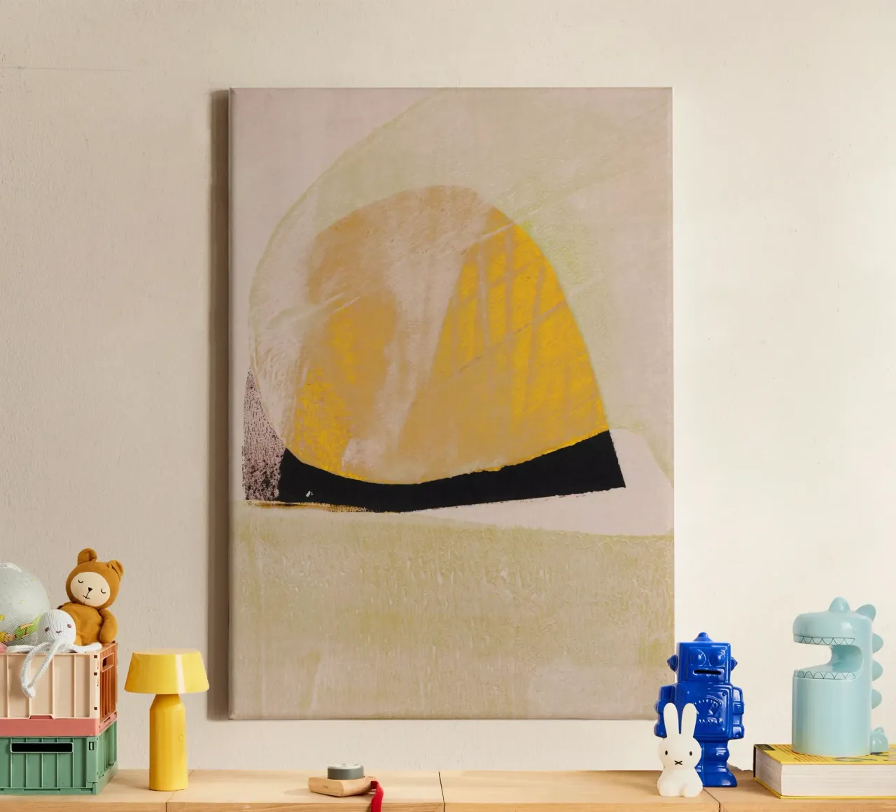 Das erste Licht #2 Leinwand mit Schattenfugenrahmen von Alisa Galitsyna