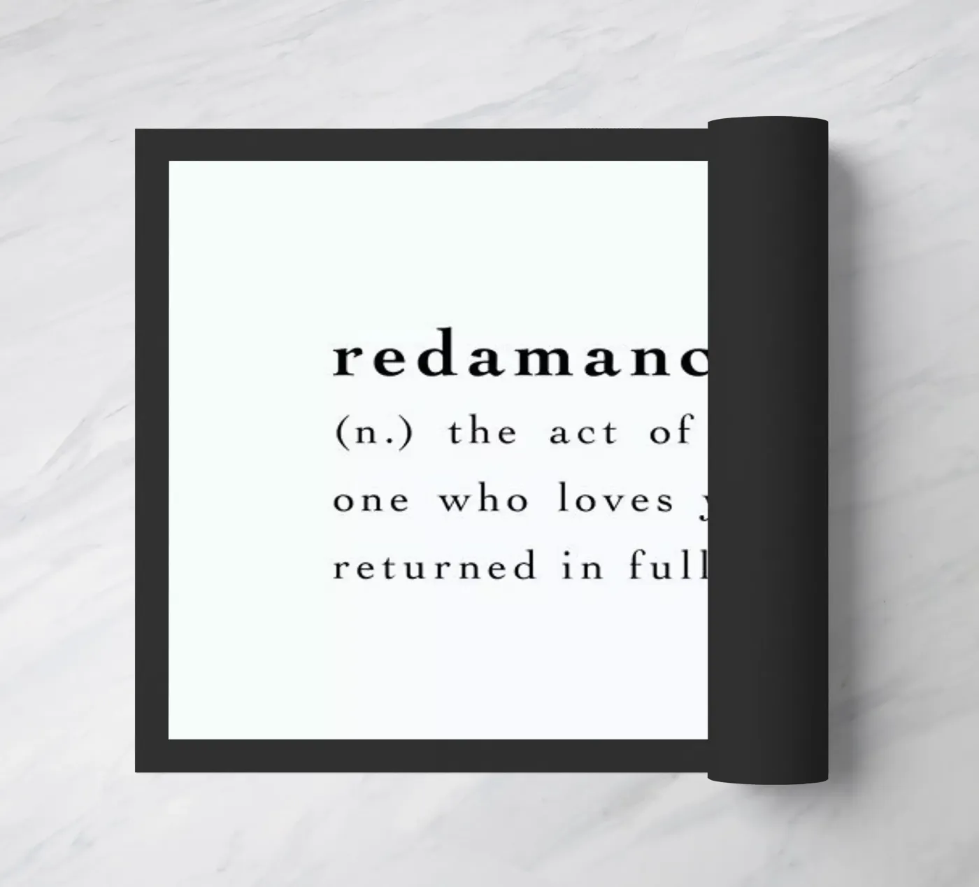 Redamancy doormat by Studio One