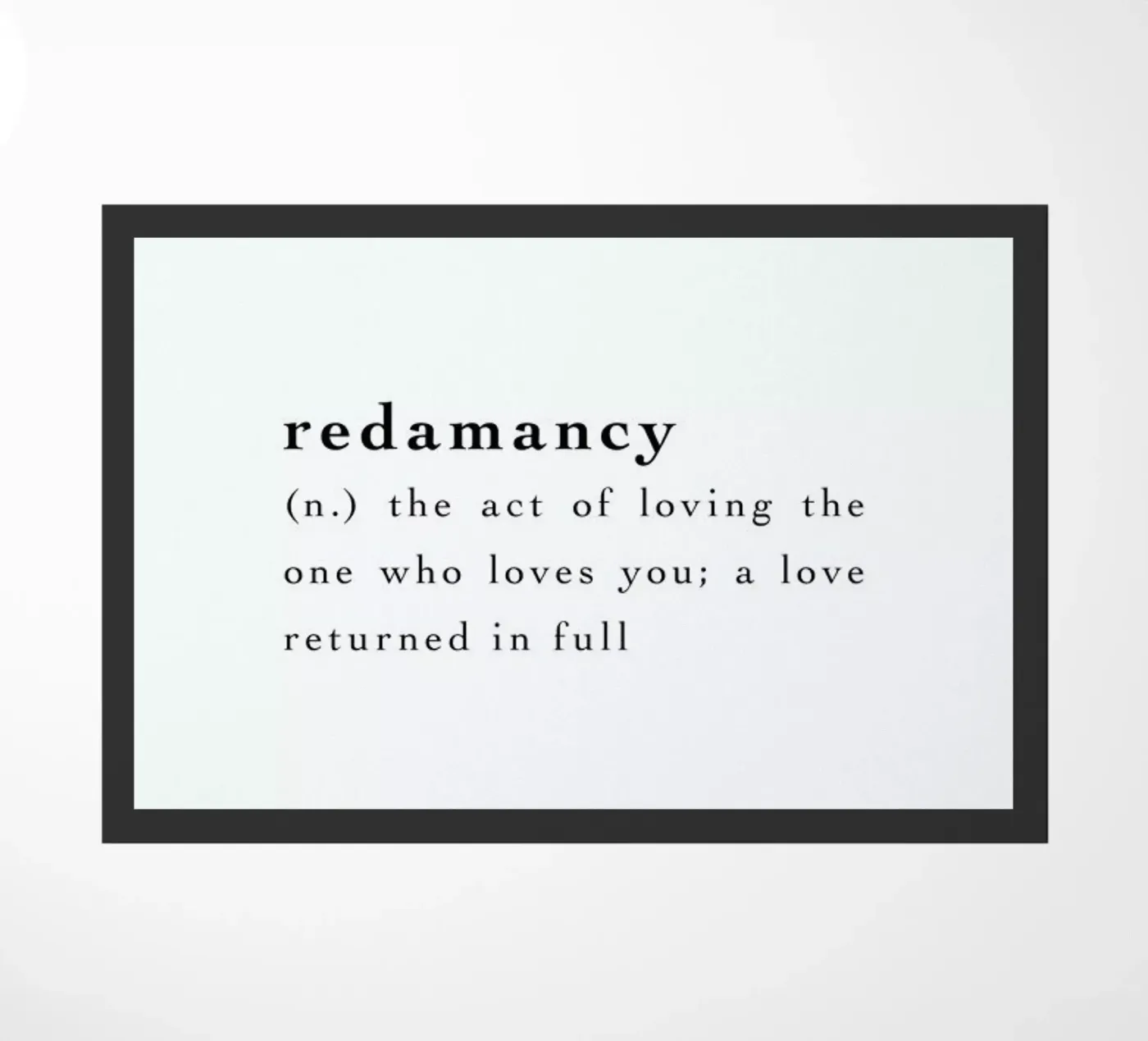 Redamancy deurmat van Studio One