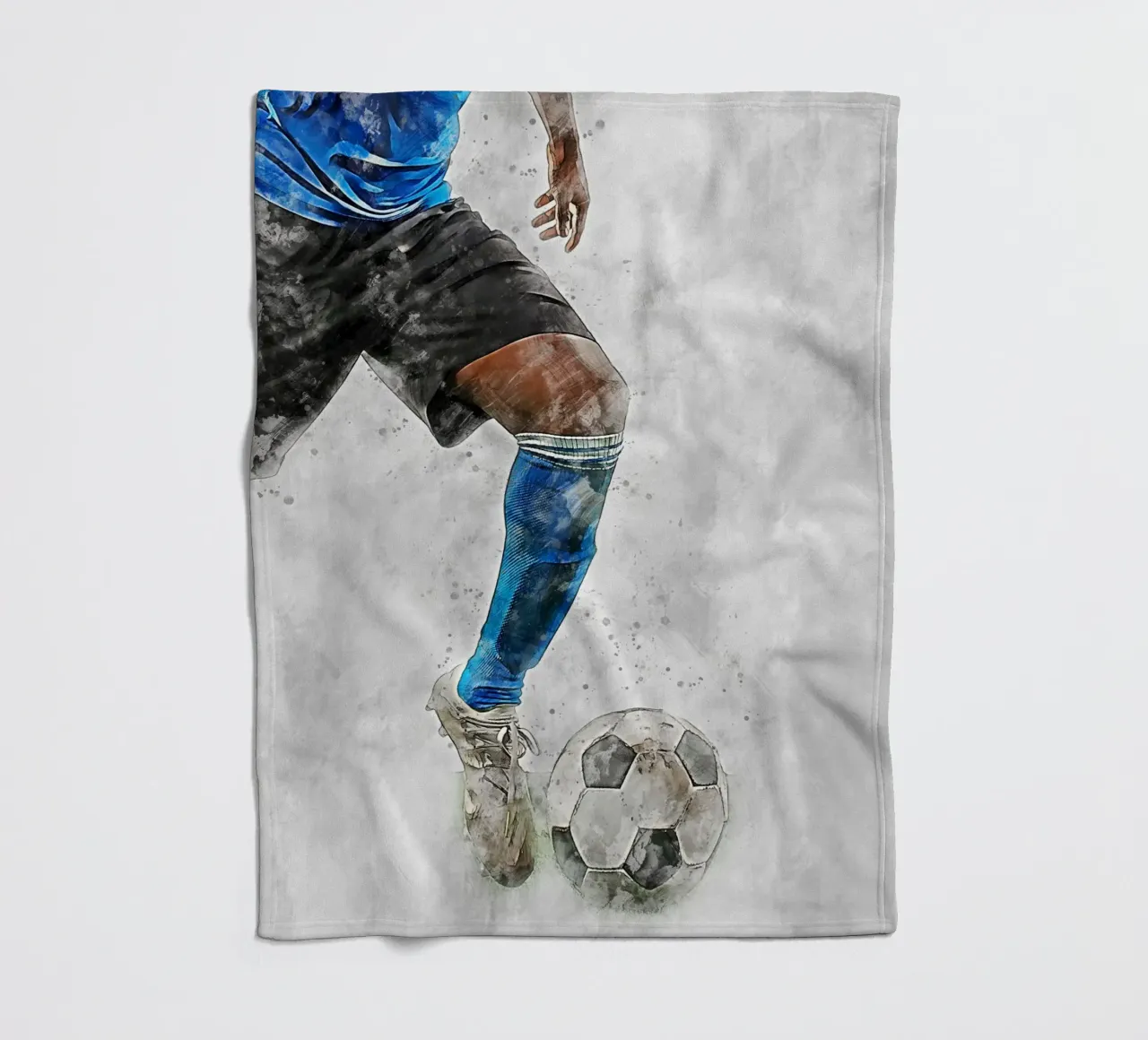 Football fleece blanket by Mateo