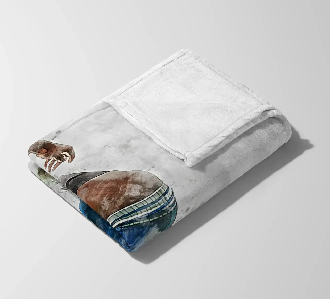 Football fleece blanket by Mateo