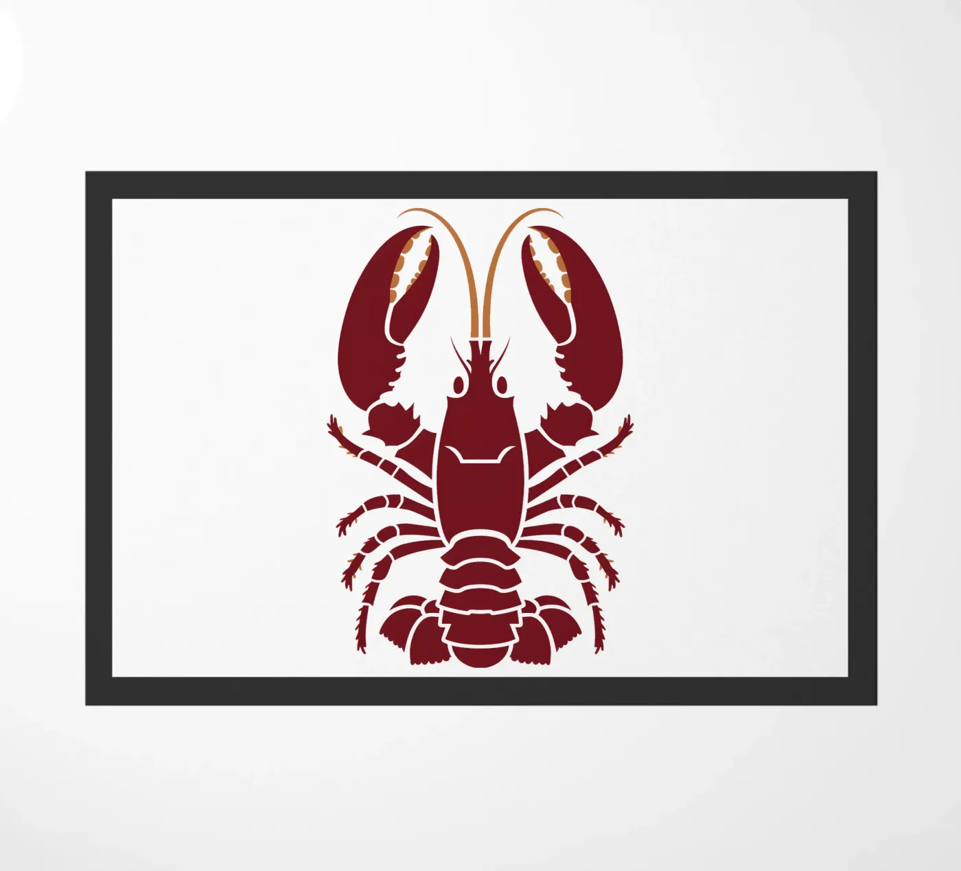 De kreeft deurmat van M-Ulrich-Digital Art