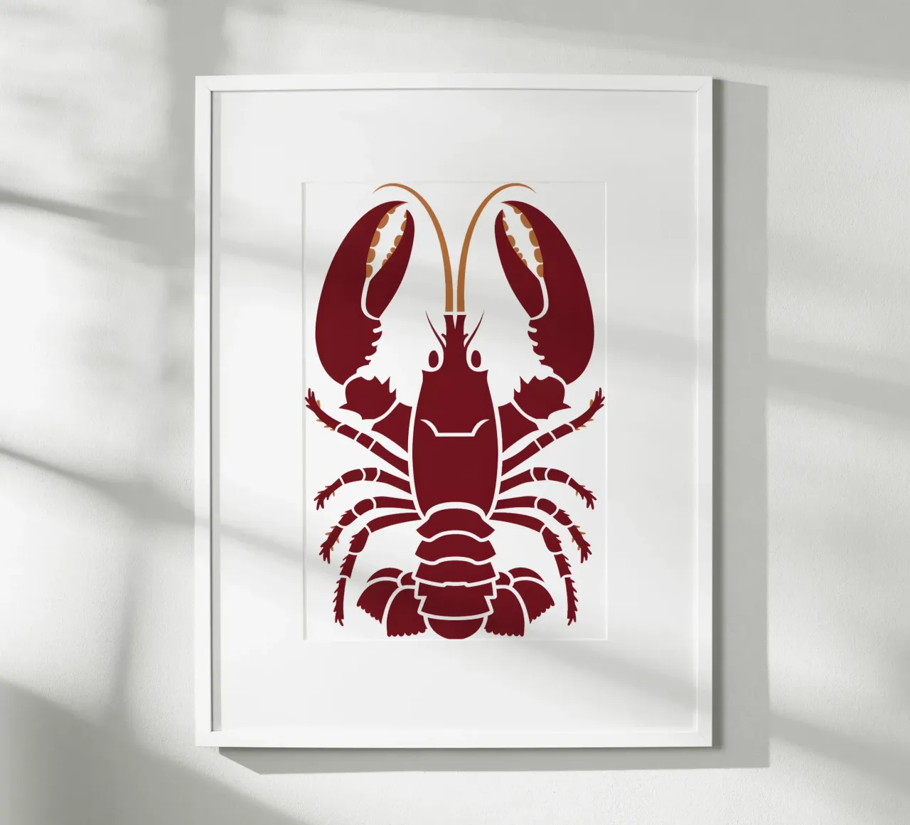 De kreeft poster van M-Ulrich-Digital Art