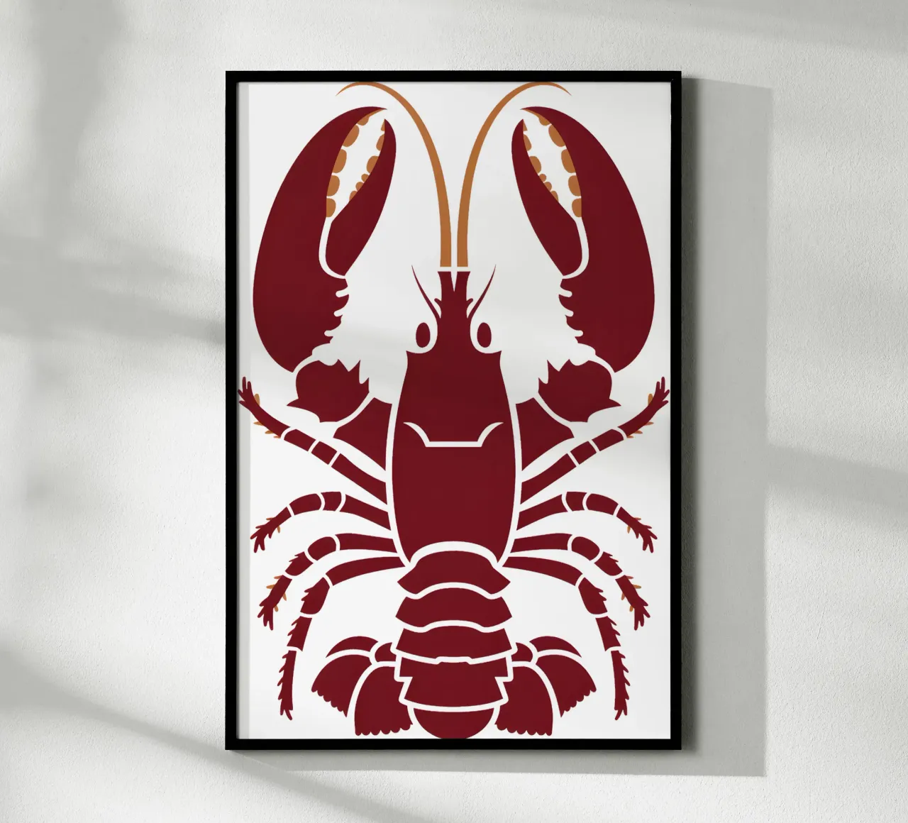 De kreeft poster van M-Ulrich-Digital Art