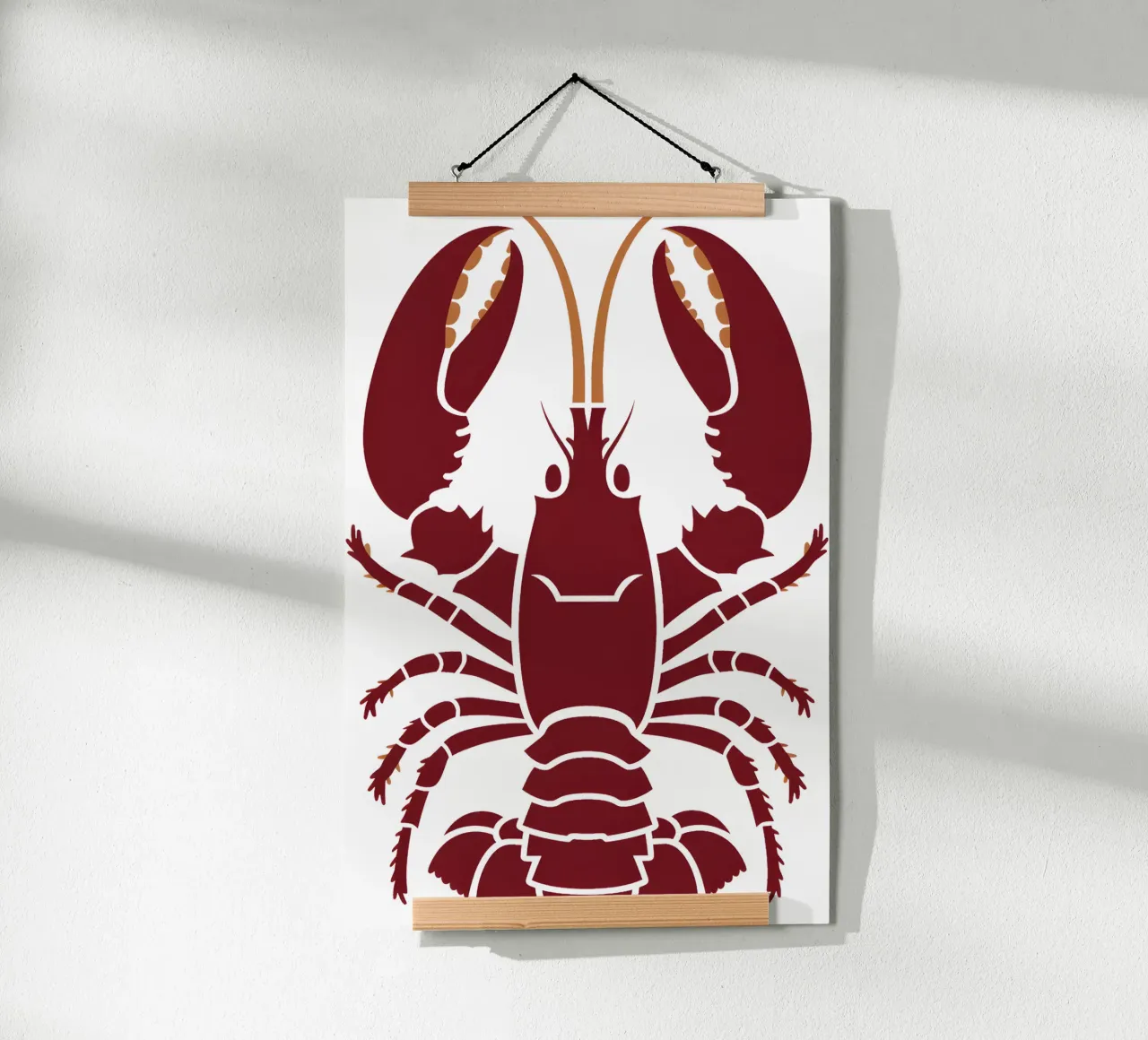 De kreeft poster van M-Ulrich-Digital Art