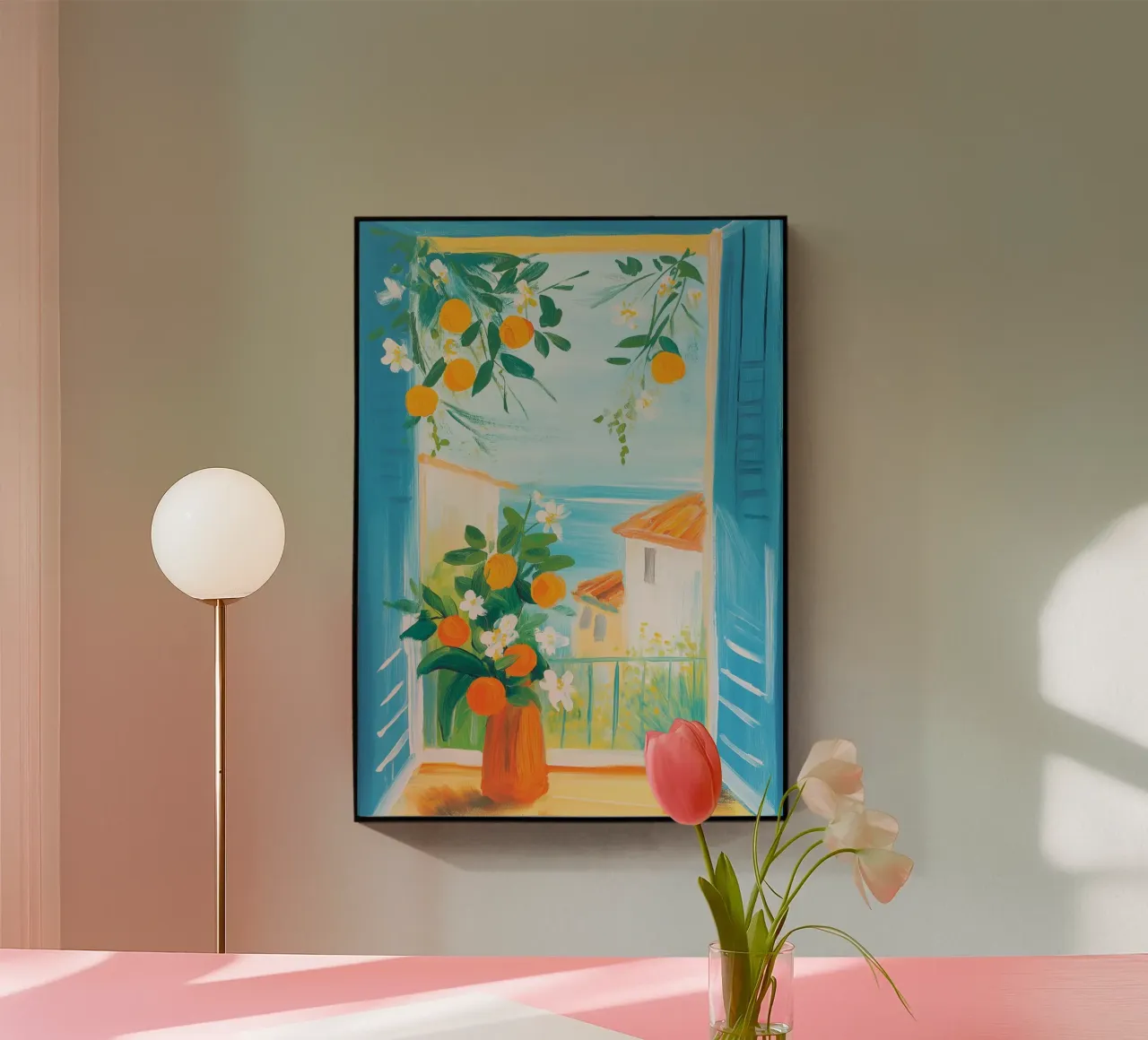 Lemon Tree Mediterranean View Art plexiglass da dawnthesea