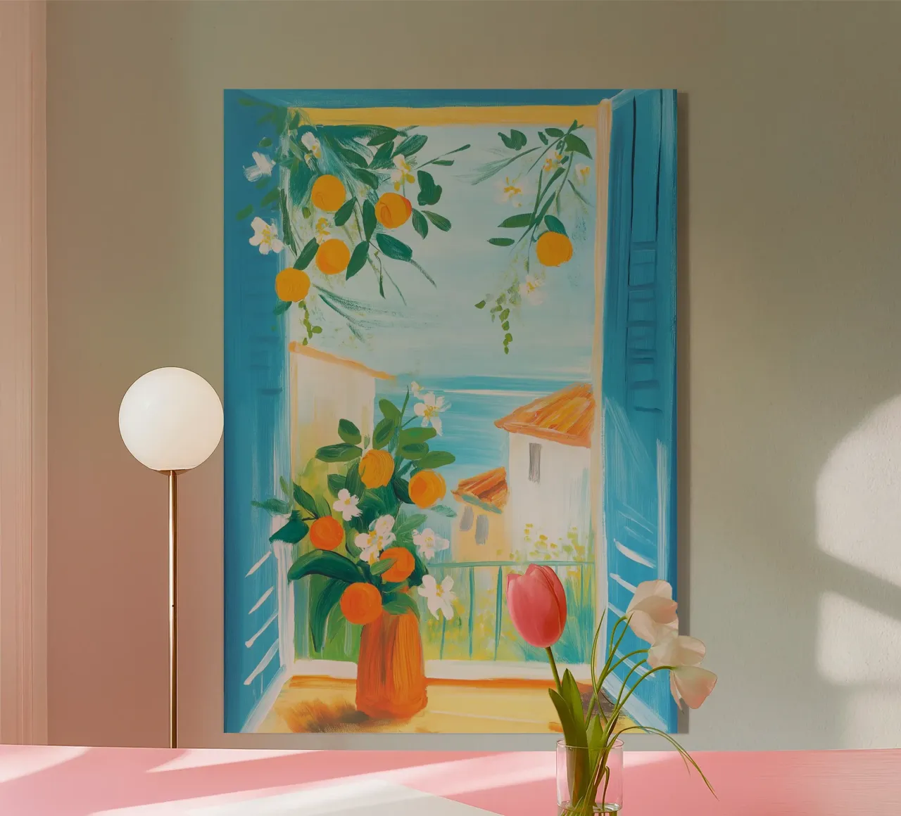 Lemon Tree Mediterranean View Art plexiglass da dawnthesea