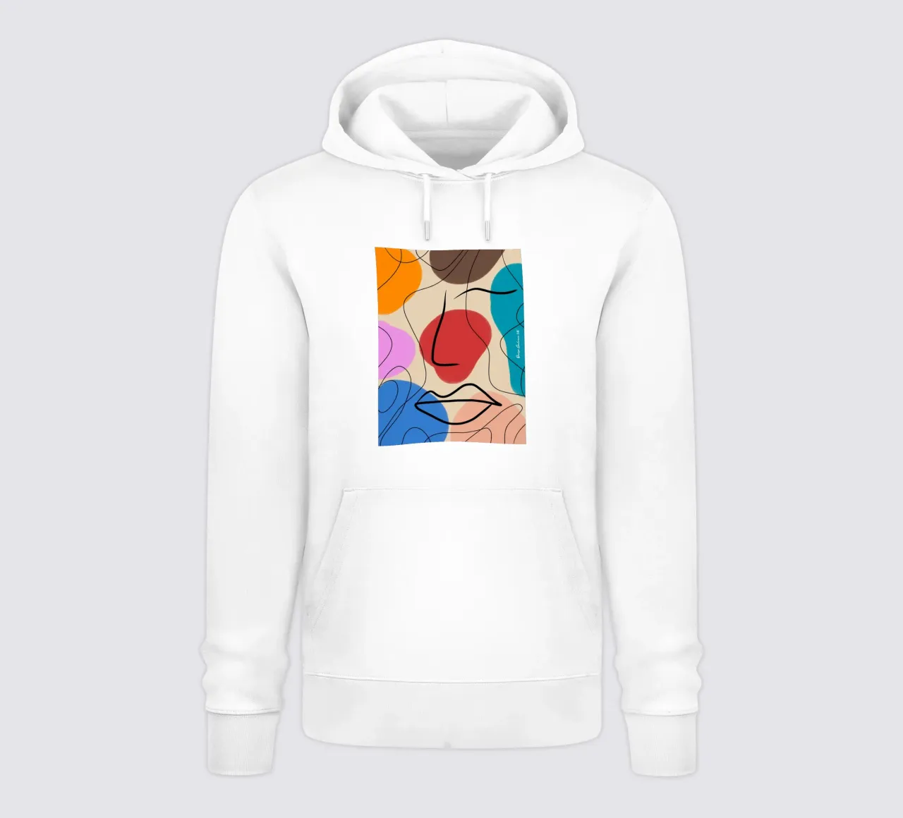 Abstrait Ange felpa con cappuccio da Mike Leymi