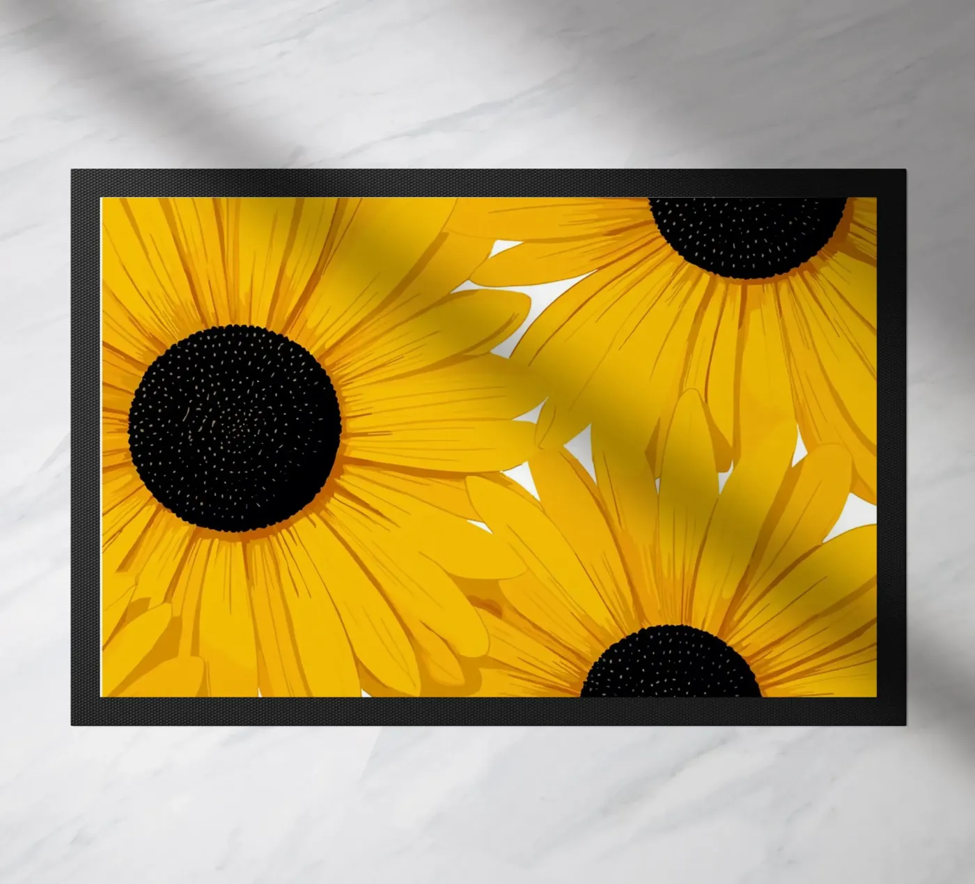 Sunflower Bliss doormat by LisaArtes