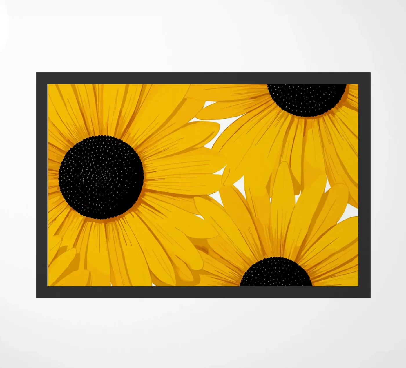 Sunflower Bliss doormat by LisaArtes