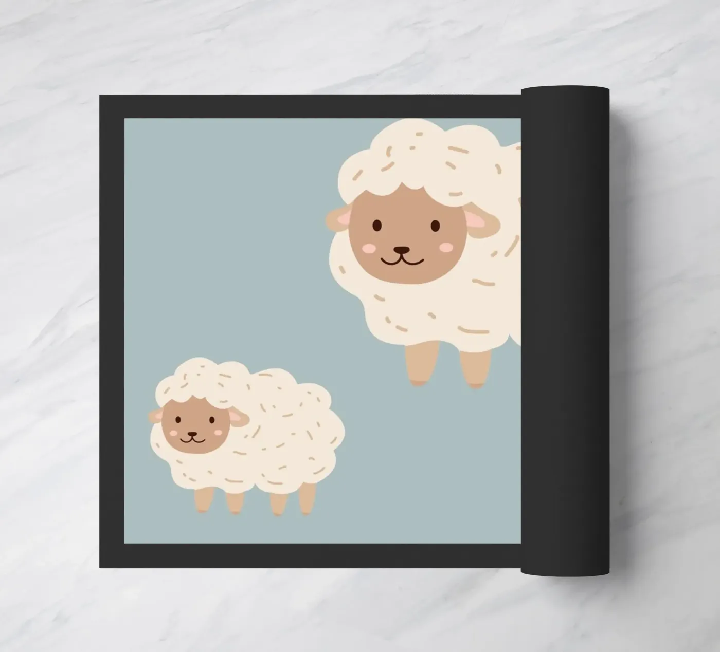 Pecore contate - Blu zerbino da Little Moon & Co