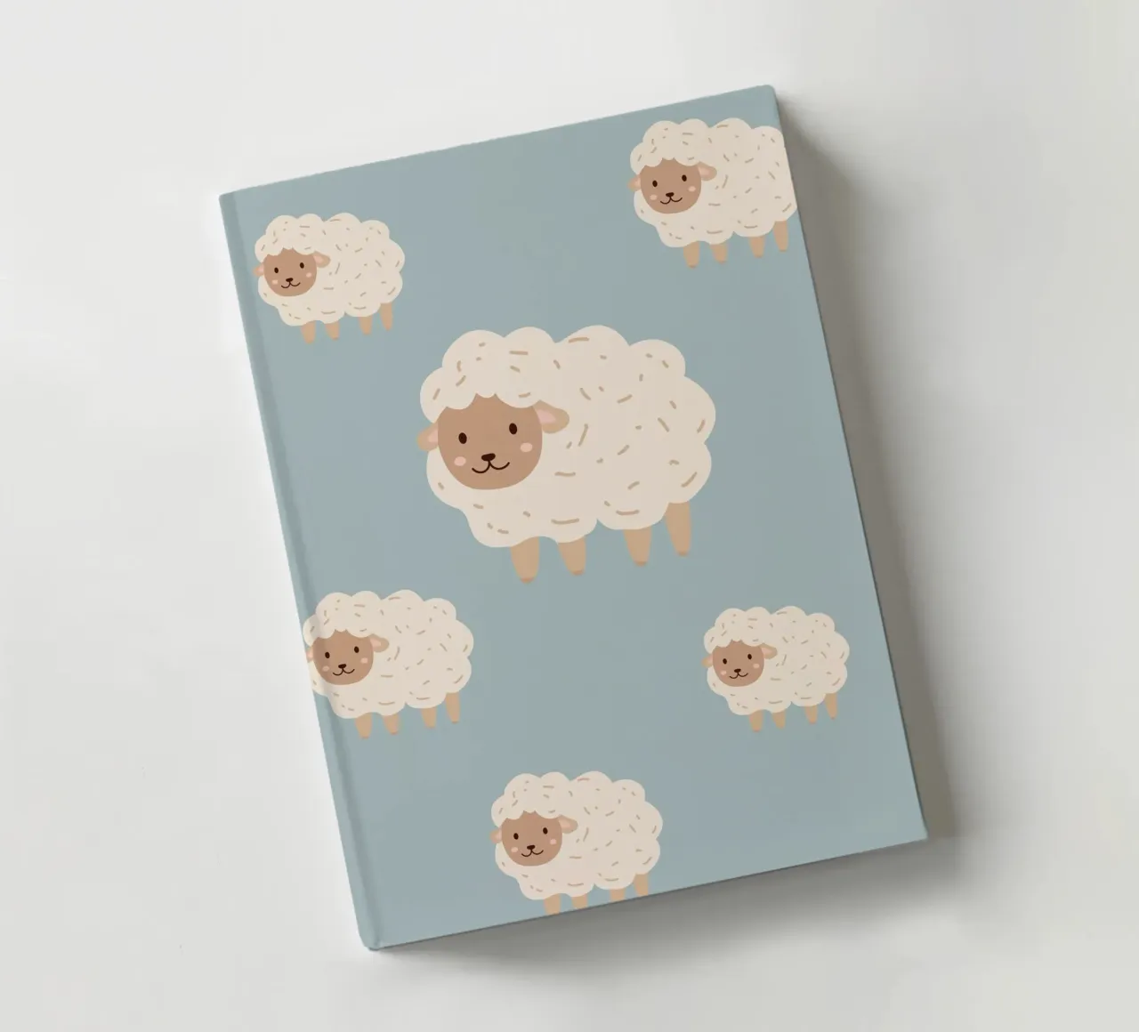 Counting Sheep - Blue notebook by Little Moon & Co