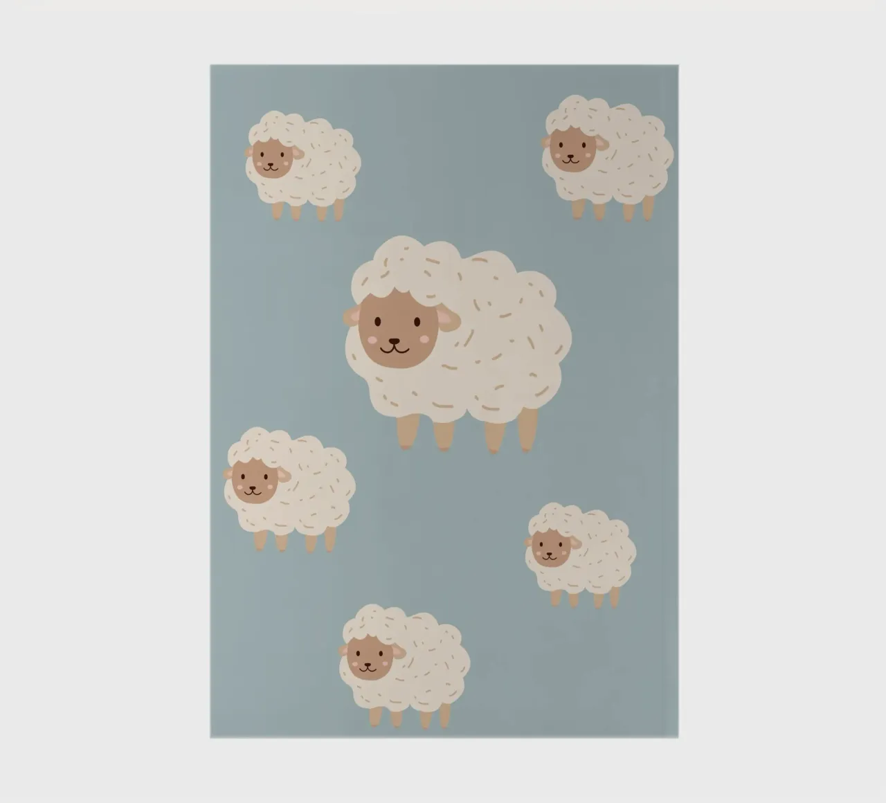Counting Sheep - Blue notebook by Little Moon & Co