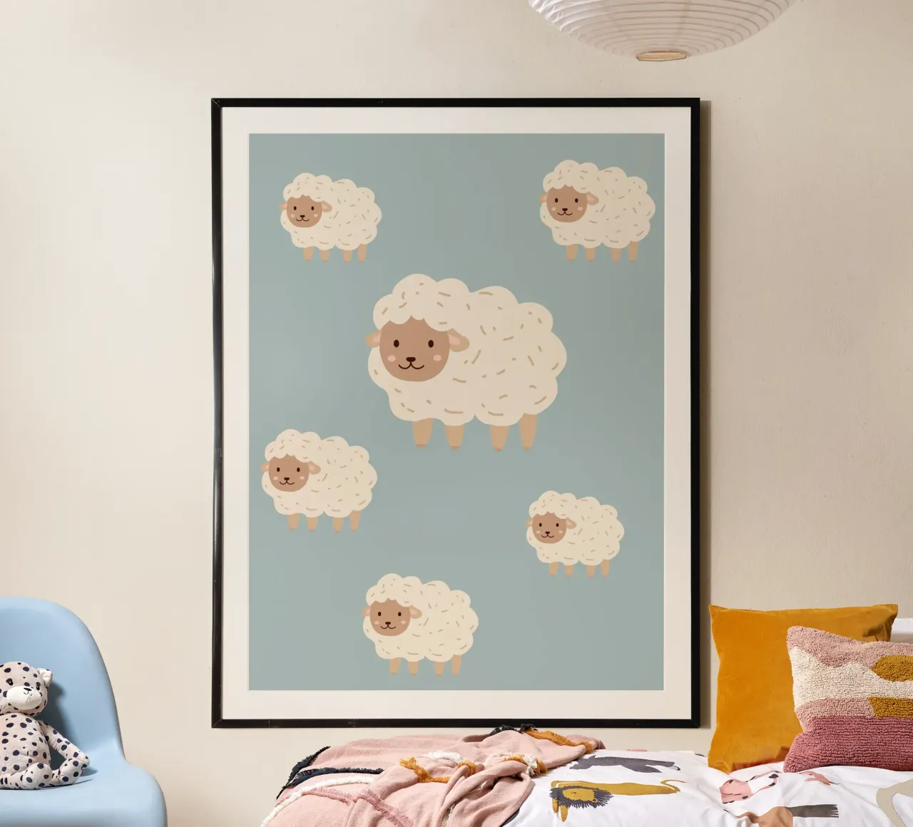 Pecore contate - Blu poster da Little Moon & Co