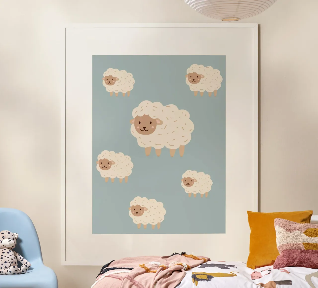 Pecore contate - Blu poster da Little Moon & Co