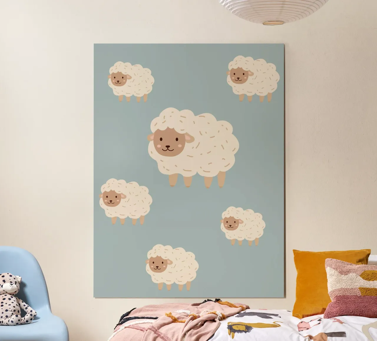 Pecore contate - Blu poster da Little Moon & Co