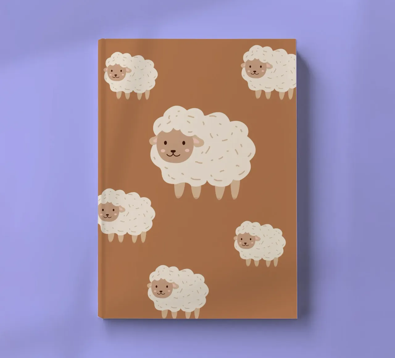 Counting Sheep - Brown notebook by Little Moon & Co