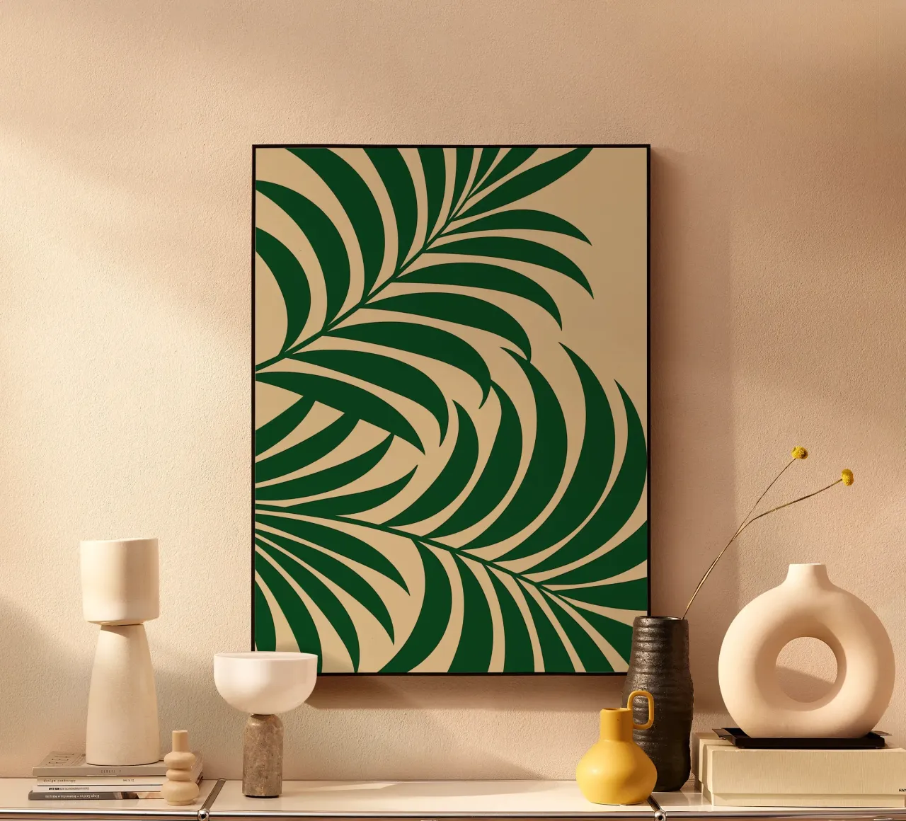 Tropical Palm Leaf plexiglass da LisaArtes