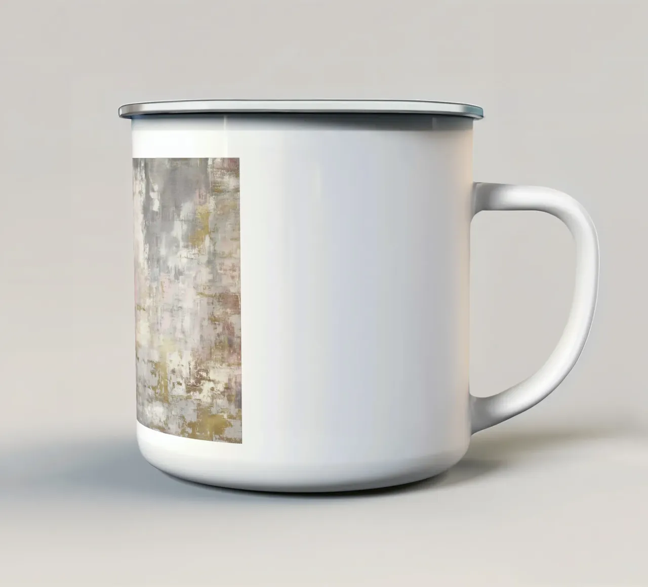 Splendore pastello invecchiato tazza in smalto da Carinaprint
