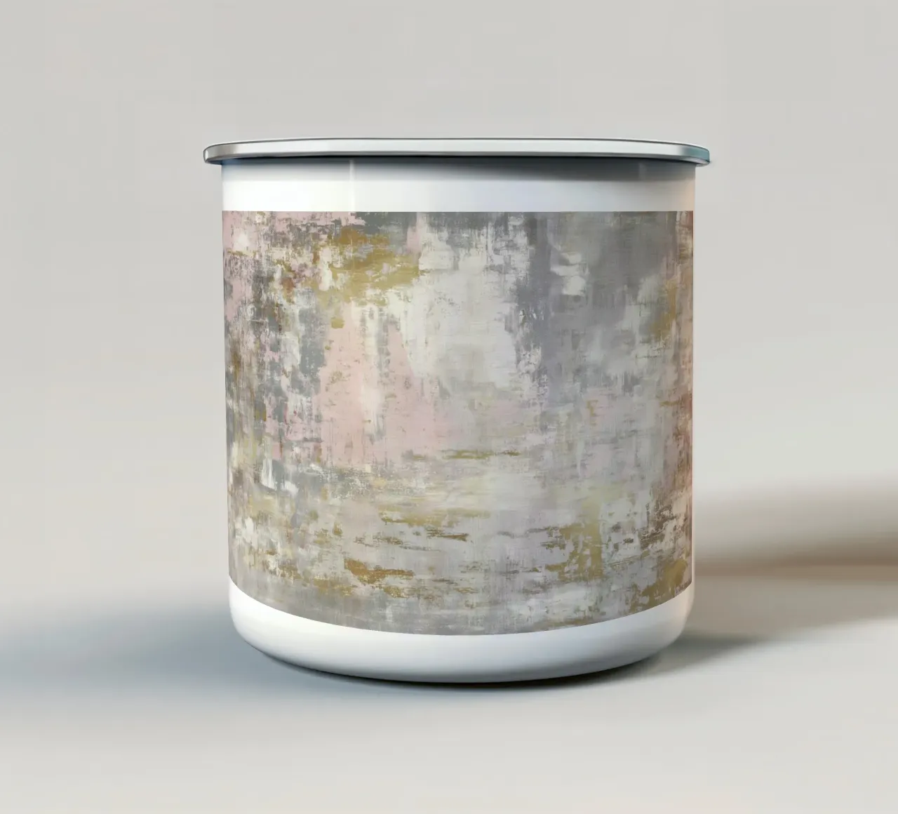 Splendore pastello invecchiato tazza in smalto da Carinaprint