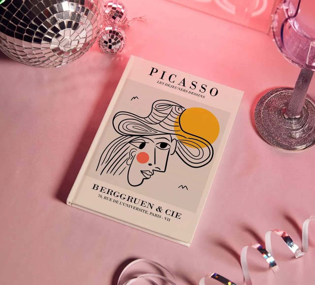 sketch of a woman's face wearing a hat picasso notebook by eternal nino