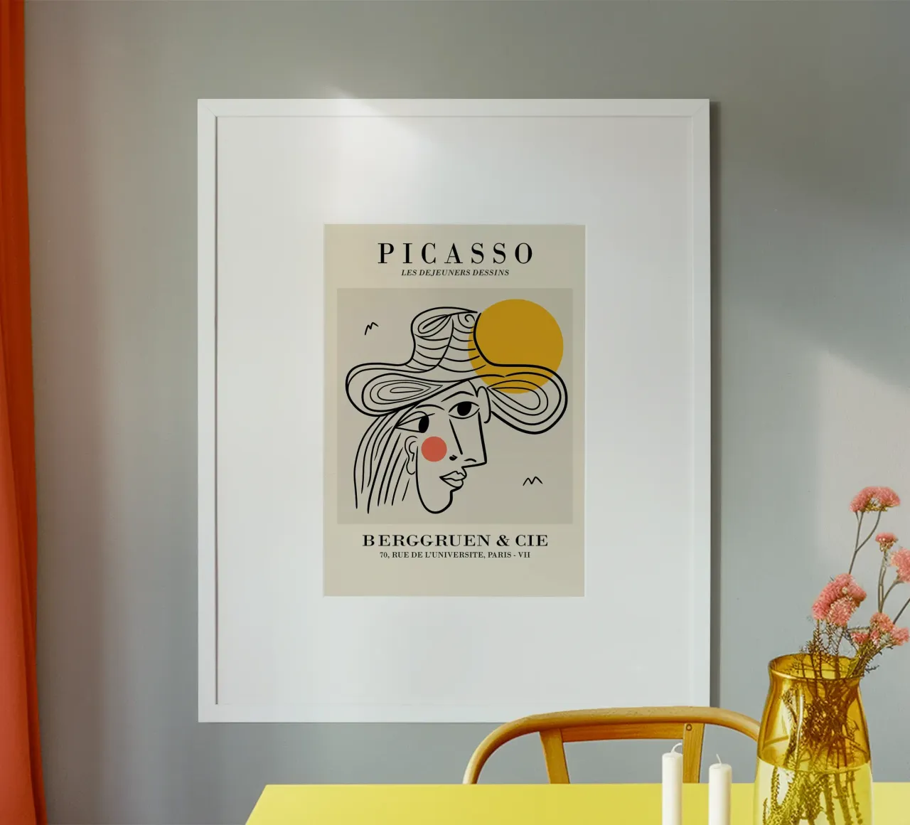 schizzo di un volto di donna con cappello picasso carta hahnemühle da eternal nino