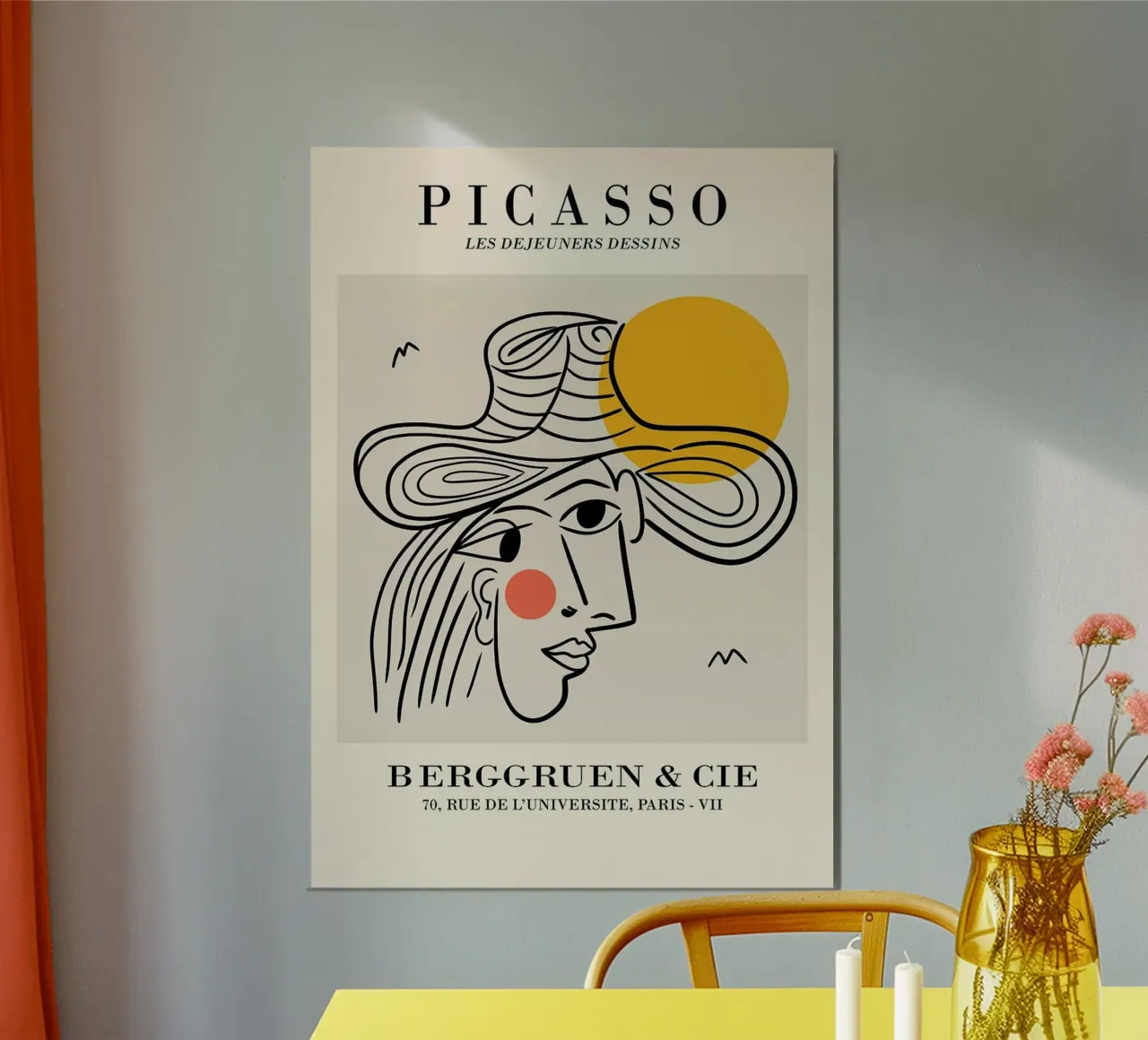 schizzo di un volto di donna con cappello picasso carta hahnemühle da eternal nino