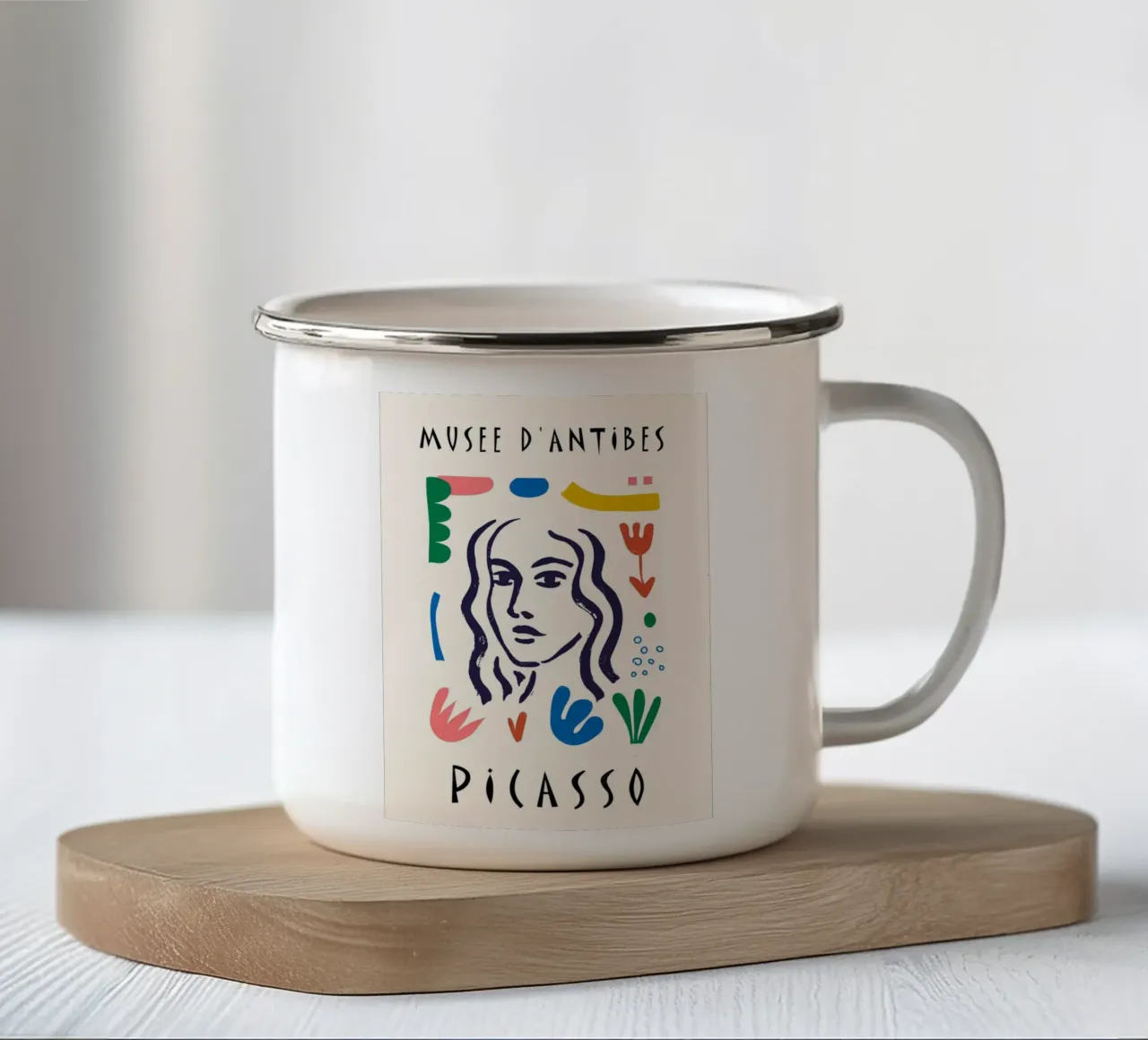 museo picasso di antibes tazza in smalto da eternal nino