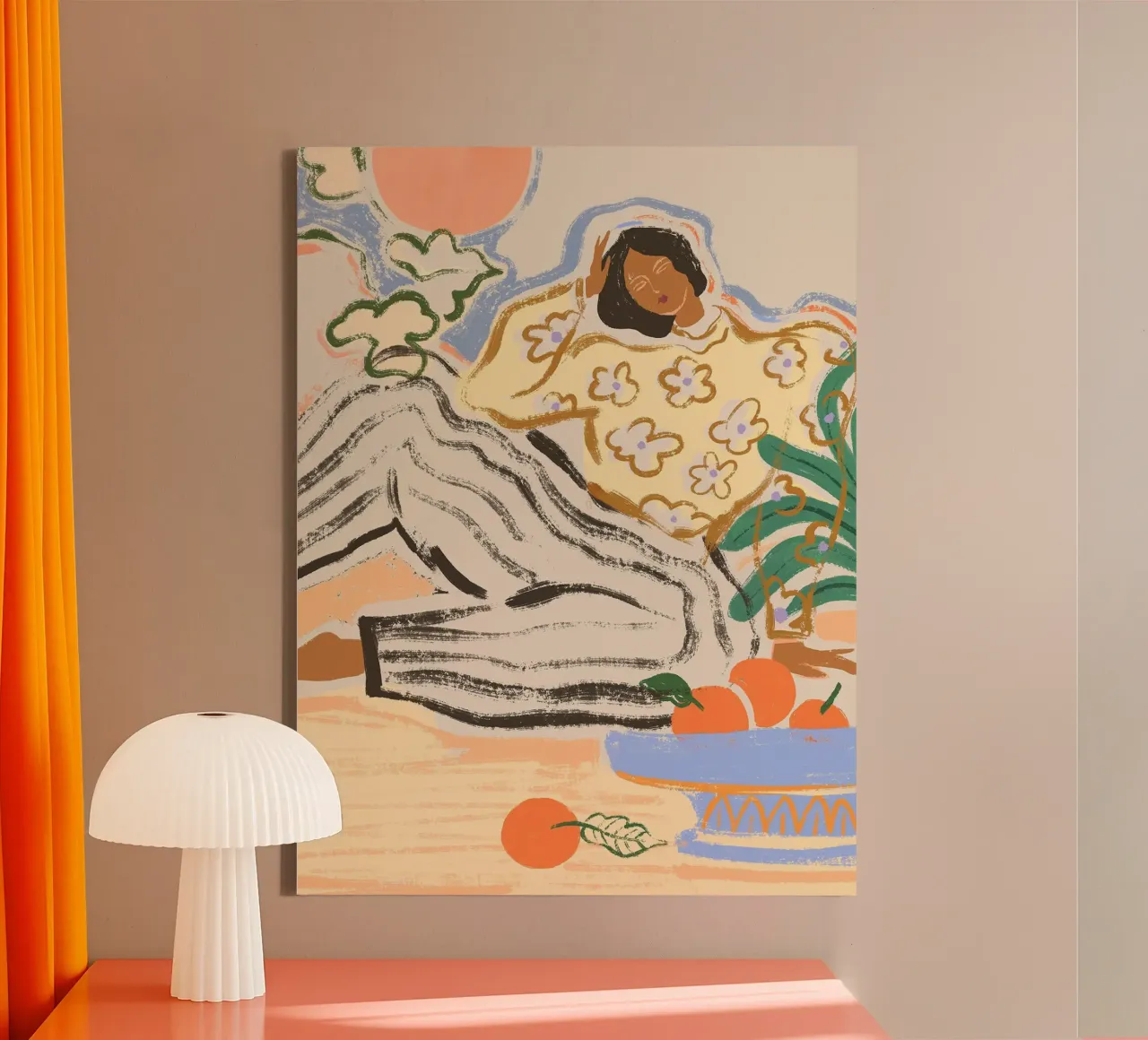 Lazy Days canvas by Kaira Store