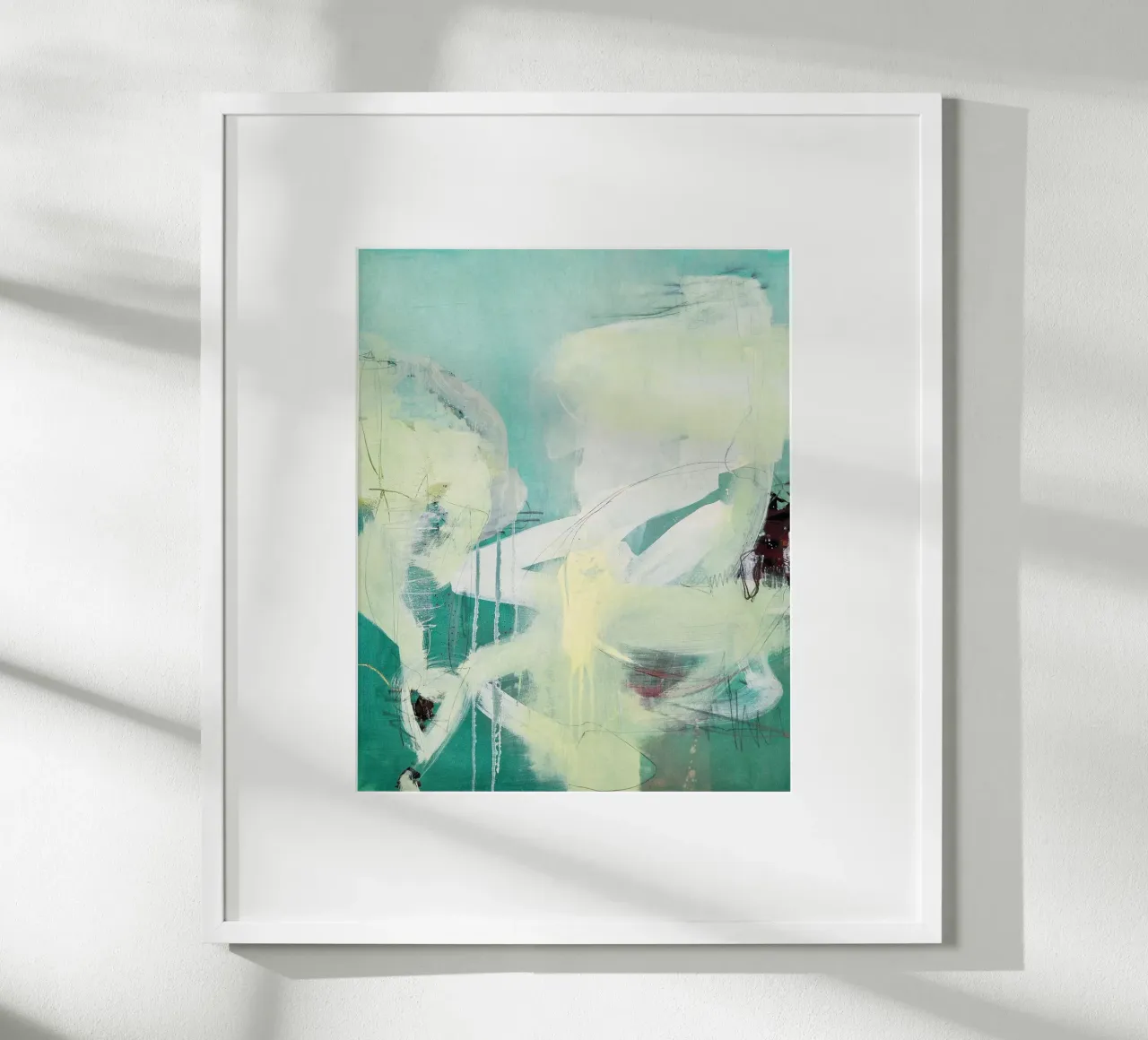 flourishing green carta hahnemühle da IRIS LEHNHARDT FINE ART