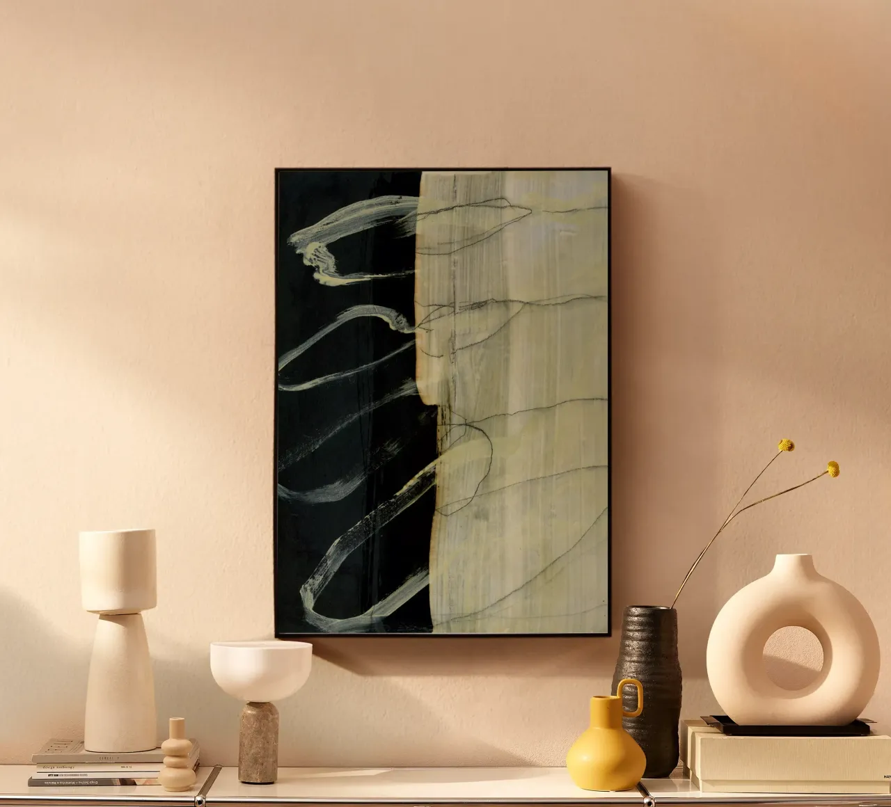 gestural abstract plexiglass da IRIS LEHNHARDT FINE ART