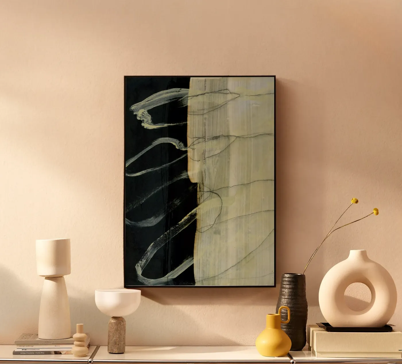 gestural abstract plexiglass da IRIS LEHNHARDT FINE ART