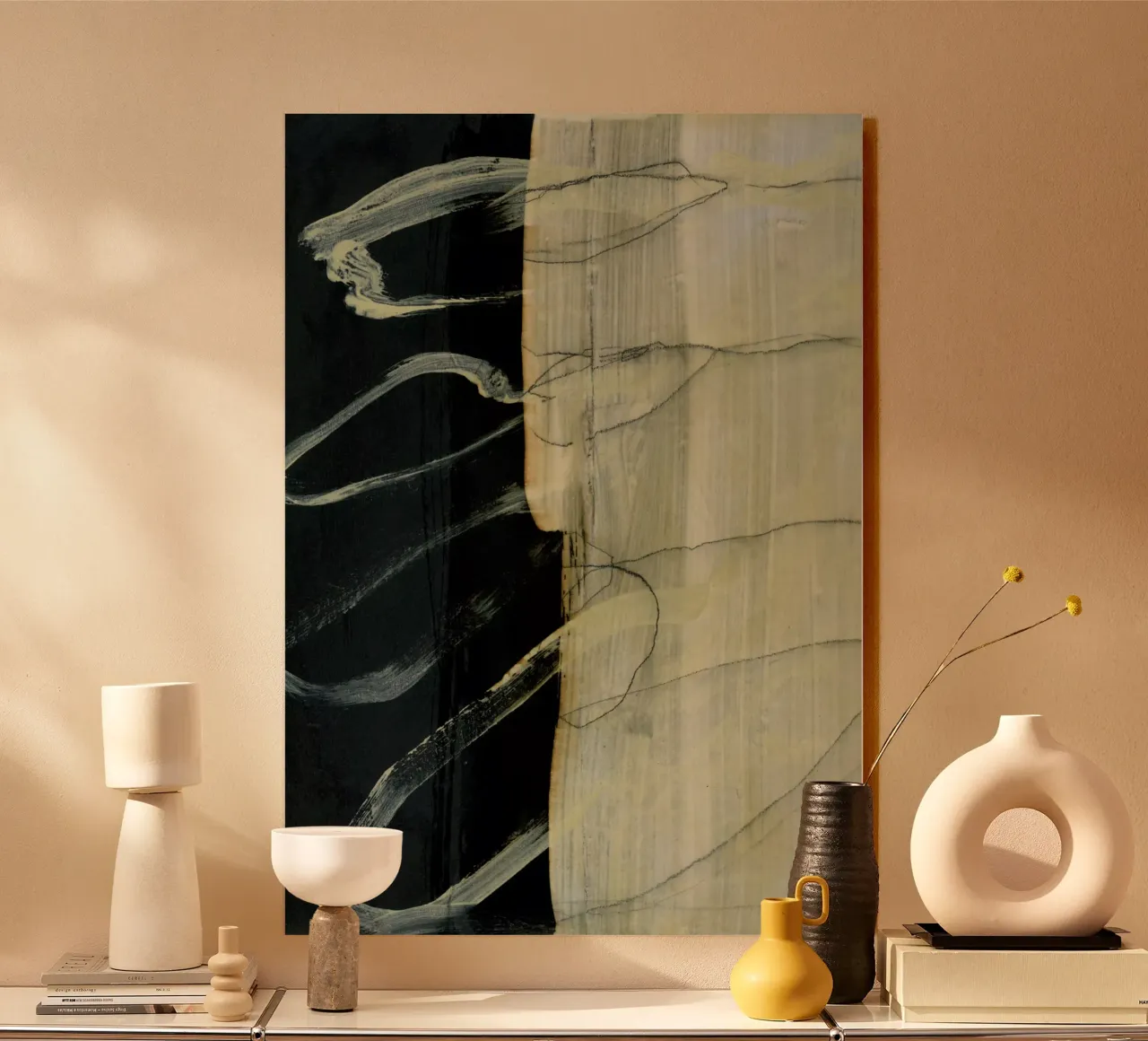 gestural abstract plexiglass da IRIS LEHNHARDT FINE ART