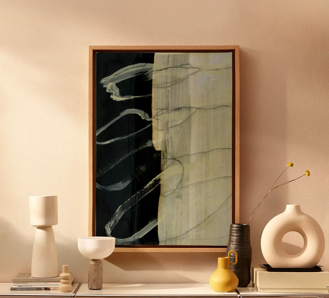 gestural abstract canvas van IRIS LEHNHARDT FINE ART