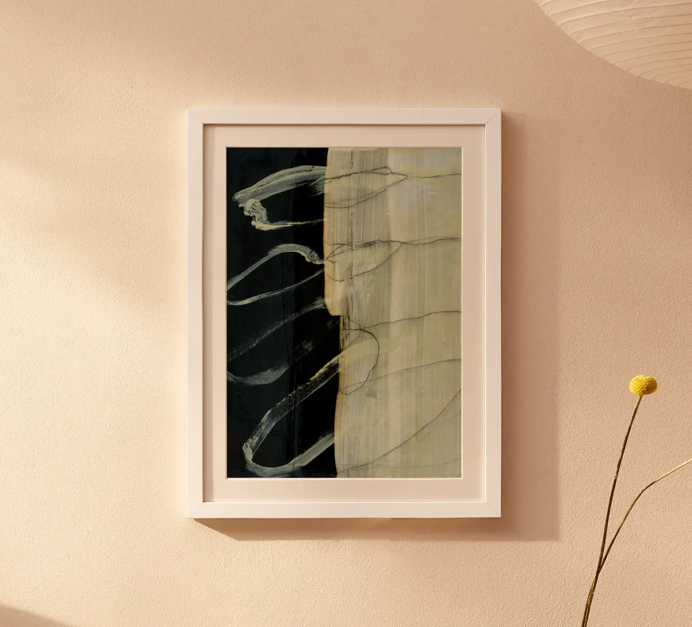 gestural abstract poster da IRIS LEHNHARDT FINE ART