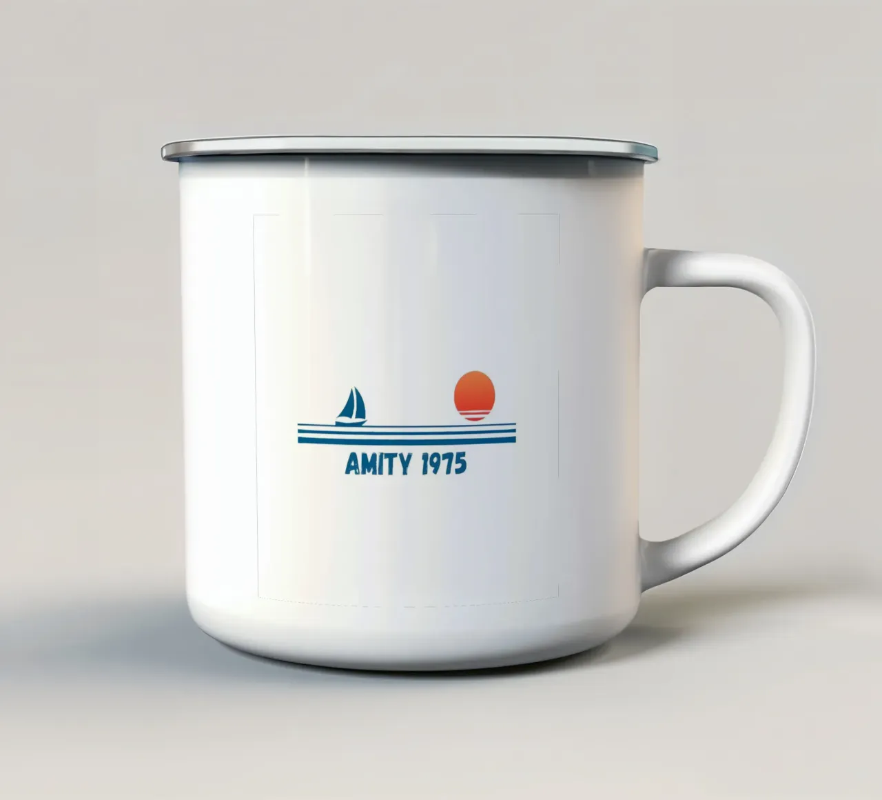 Amity 1975 tazza in smalto da Olivia Creator