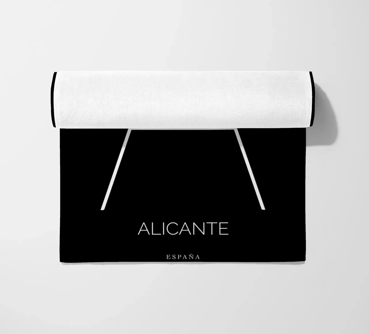 ALICANTE - nero toalla de playa de CityLights