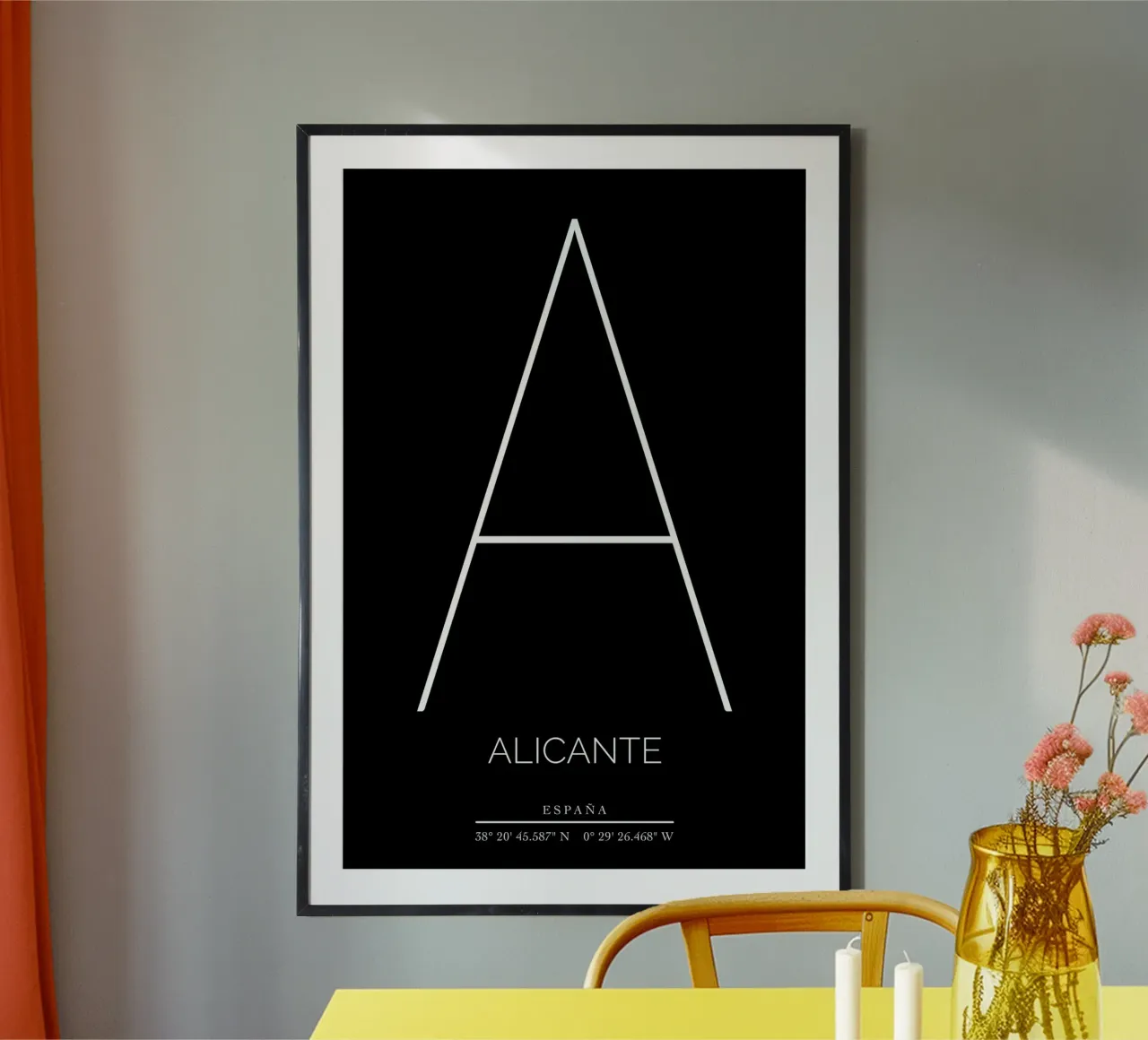 ALICANTE - nero hahnemühle by CityLights