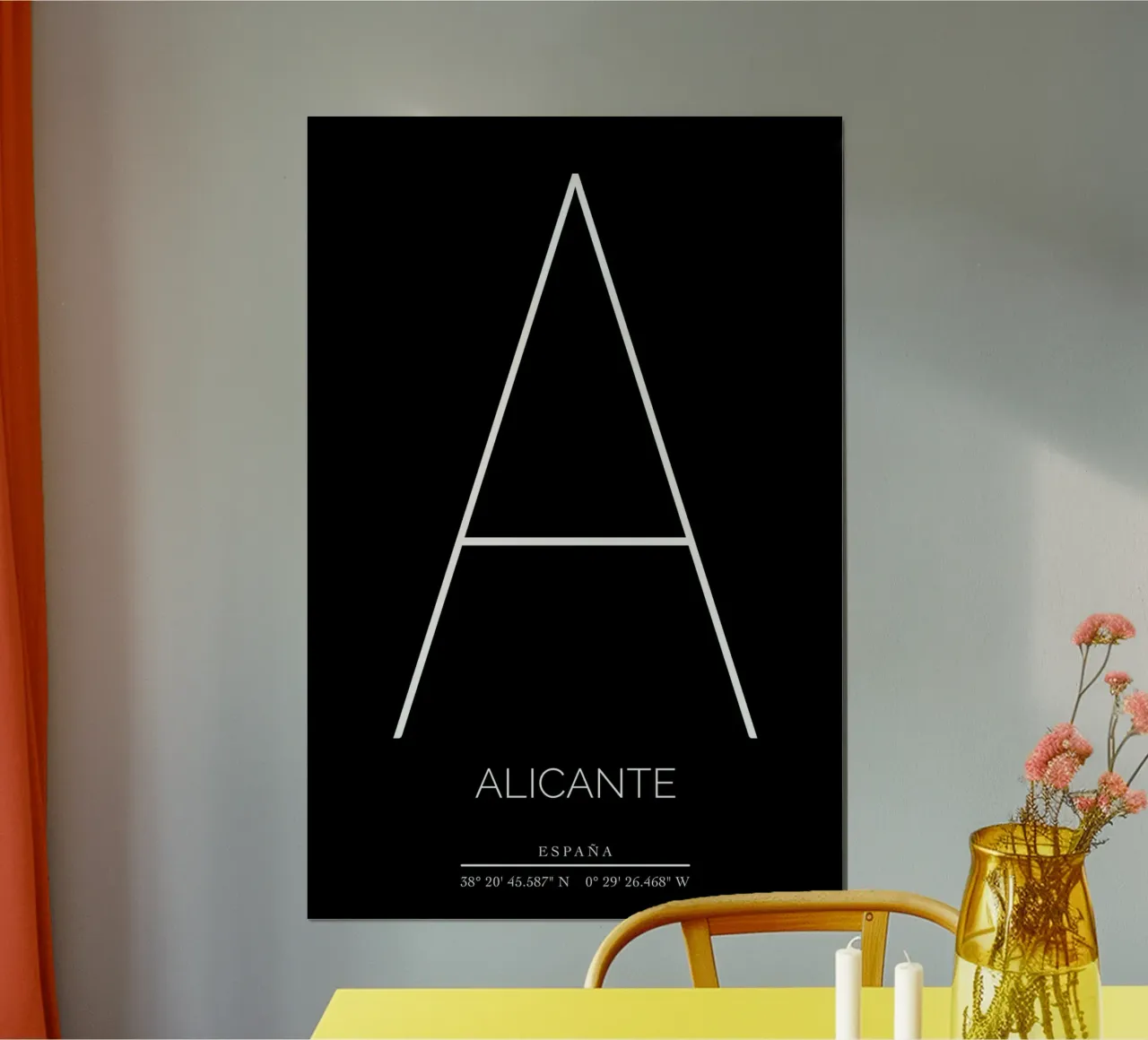 ALICANTE - nero hahnemühle by CityLights