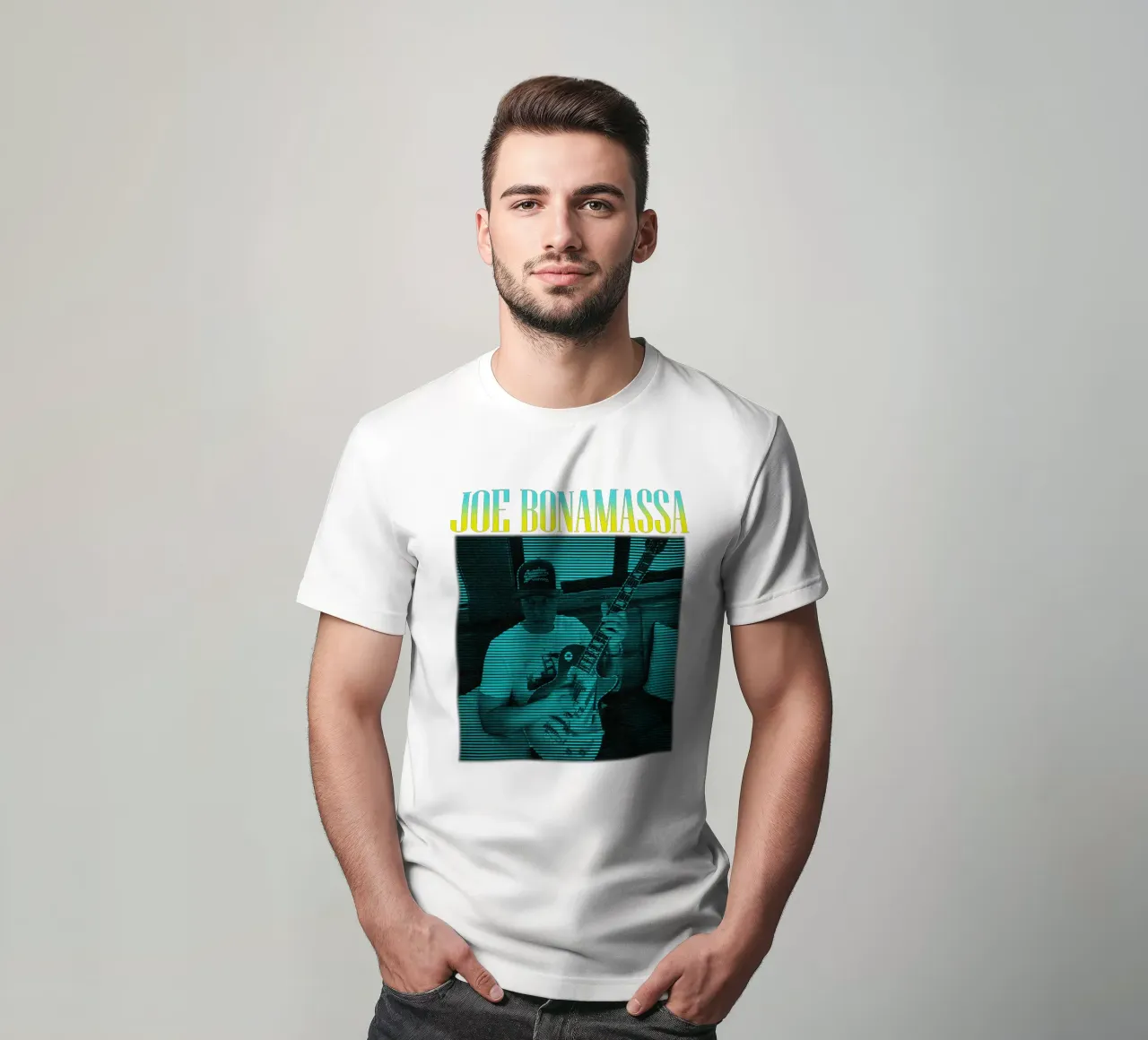 Joe Bonamassa musicista classico t-shirt da mannys_artt