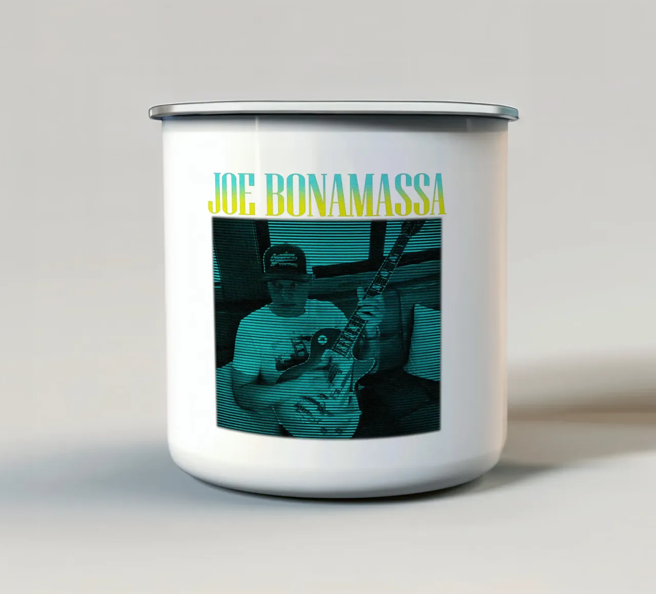 Joe Bonamassa musicista classico tazza in smalto da mannys_artt