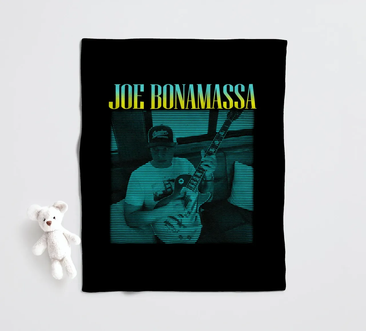 Joe Bonamassa musicista classico coperta in pile da mannys_artt