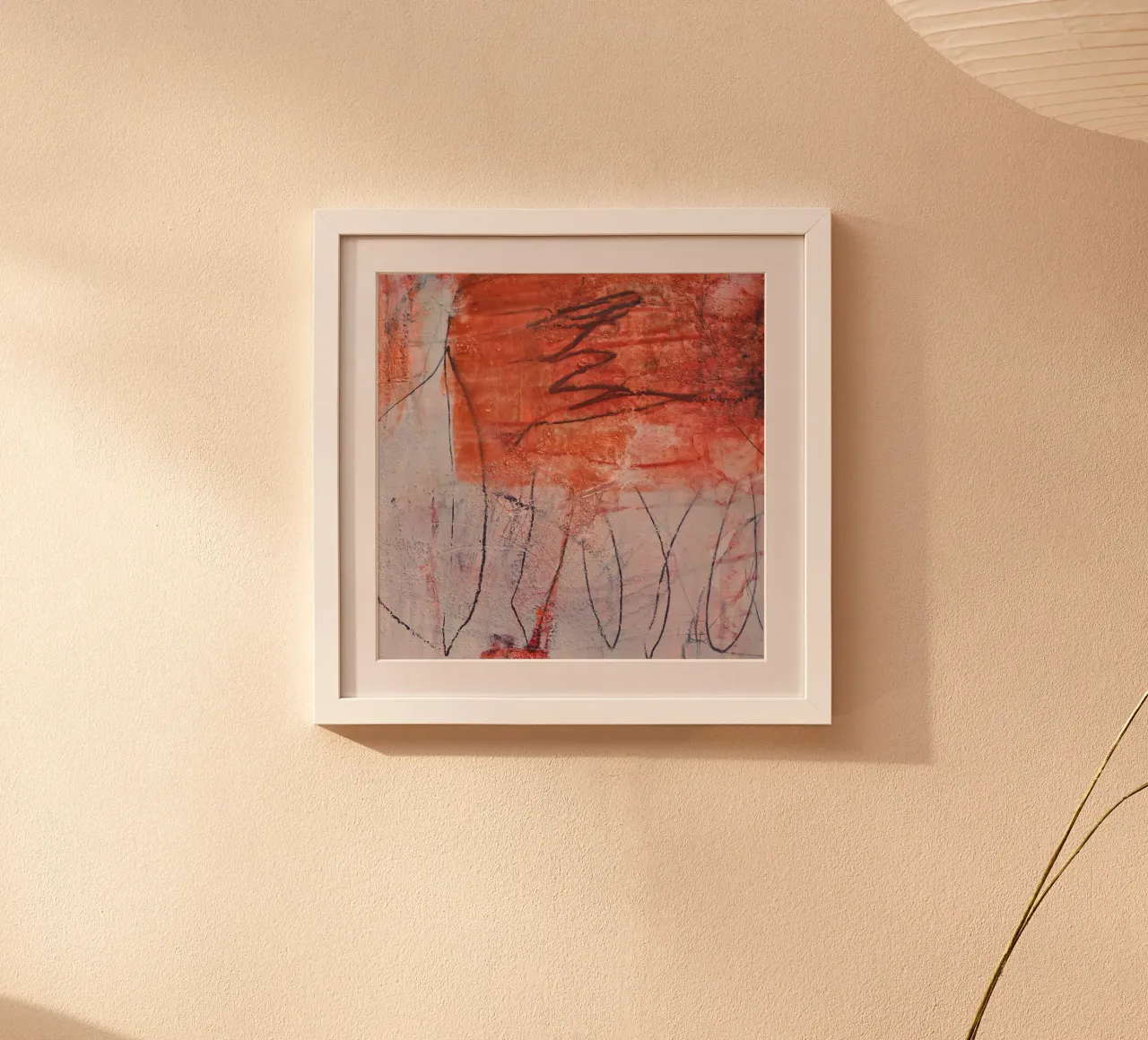 orange experiments poster by IRIS LEHNHARDT FINE ART