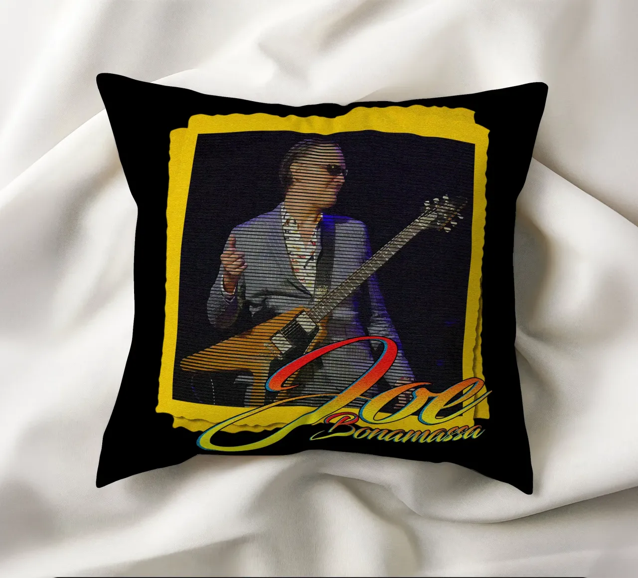 Joe Bonamassa Chitarrista Classico Popolare cuscino da mannys_artt