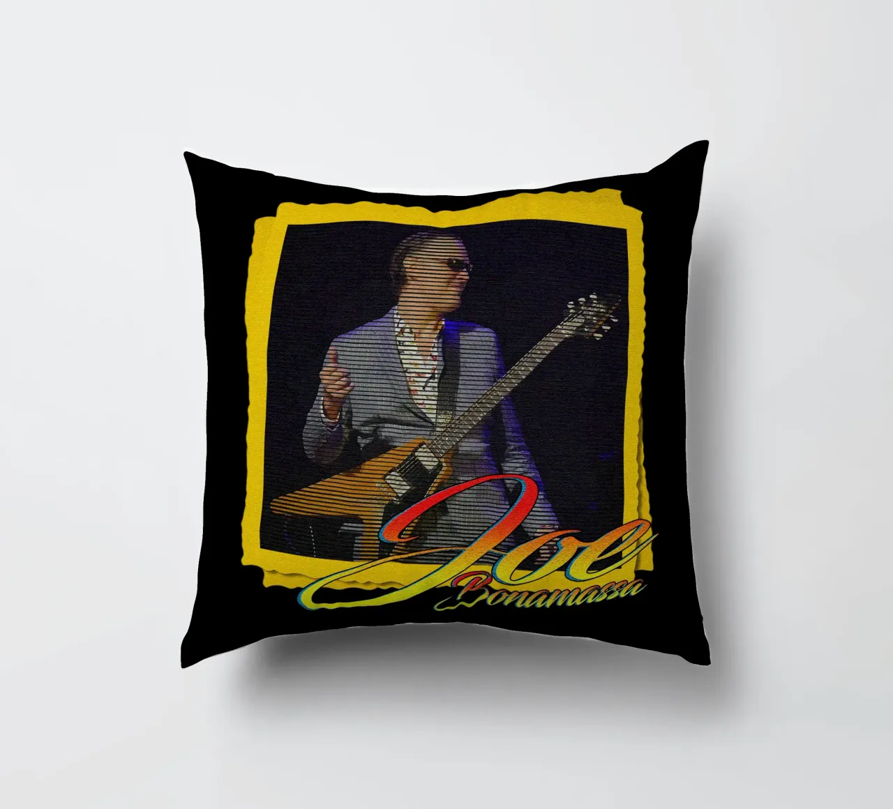 Joe Bonamassa Chitarrista Classico Popolare cuscino da mannys_artt