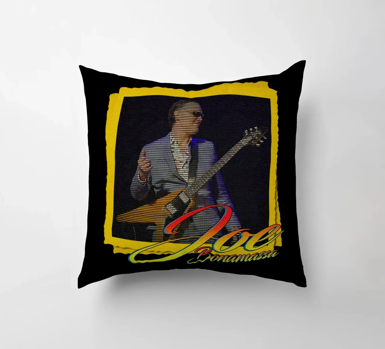 Joe Bonamassa Chitarrista Classico Popolare cuscino da mannys_artt