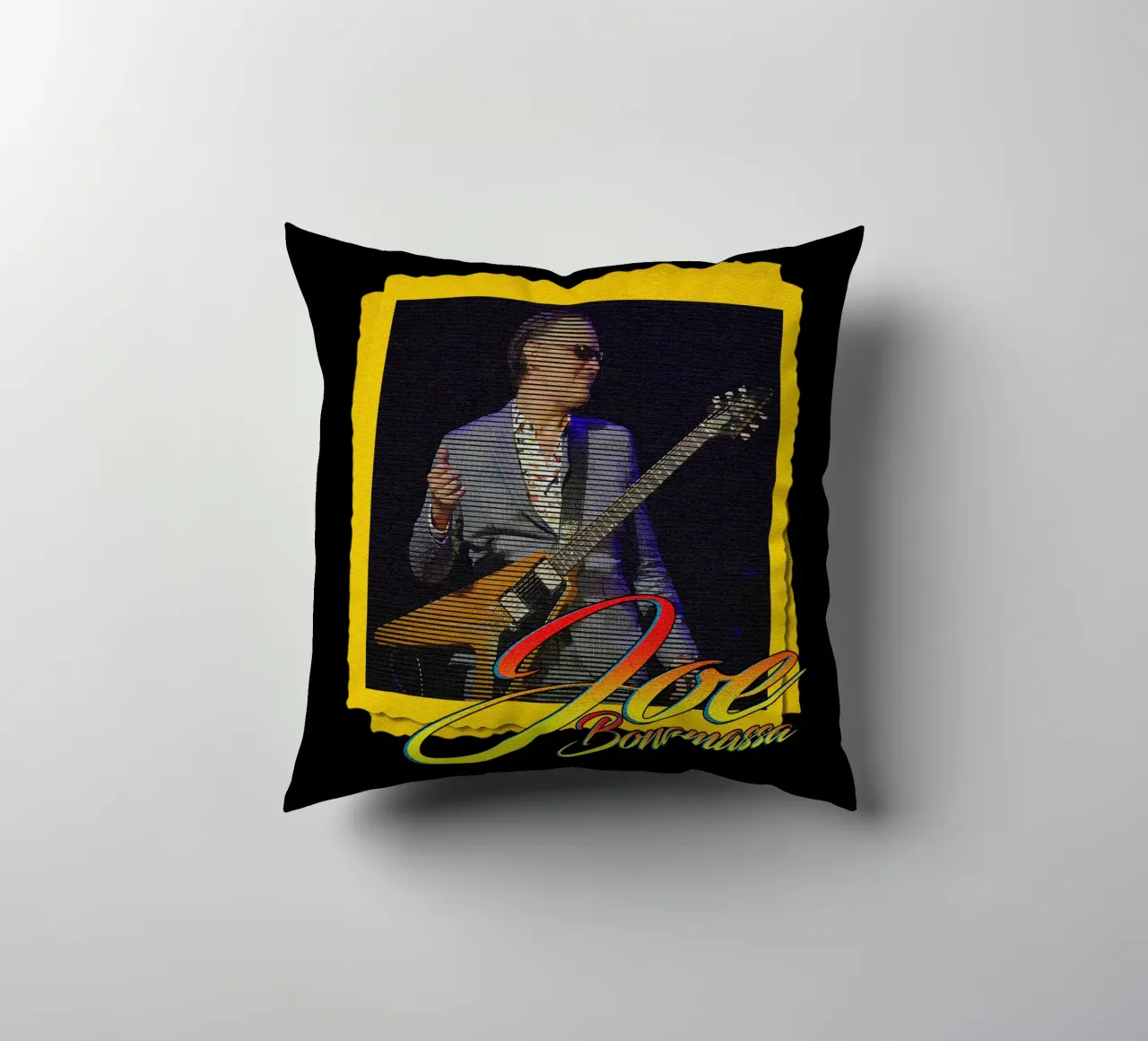 Joe Bonamassa Chitarrista Classico Popolare cuscino da mannys_artt
